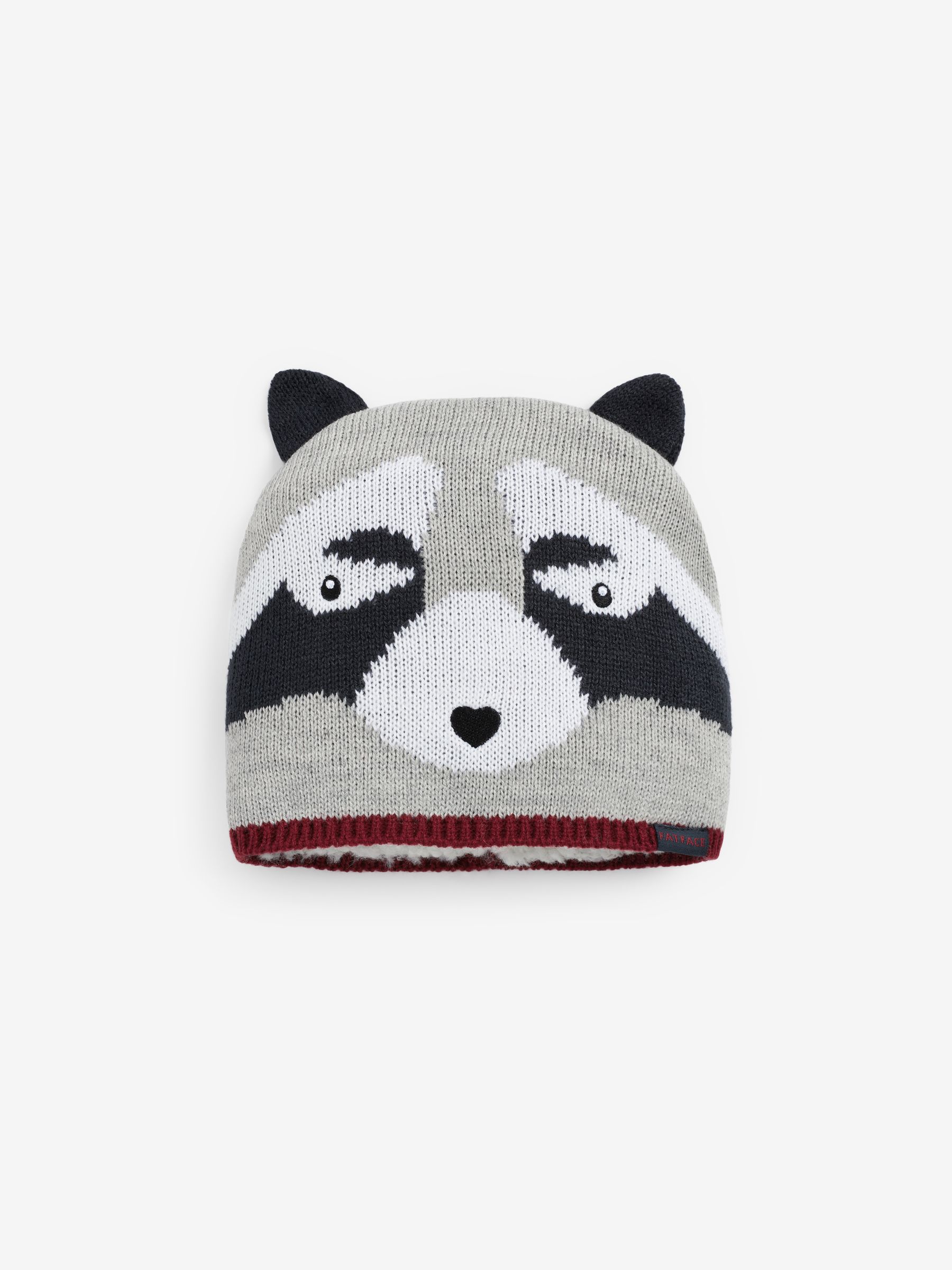 Grey Raccoon Beanie Hat - Image 1 of 1