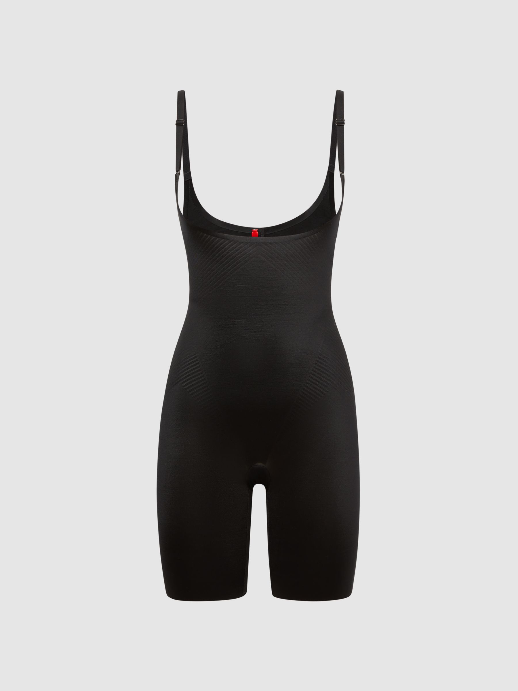 Spanx Shapewear Open-Bust Mid-Thigh Bodysuit in Black - Image 2 of 4 Spanx Shapewear Open-Bust Mid-Thigh Bodysuit in Black - Image 2 of 4