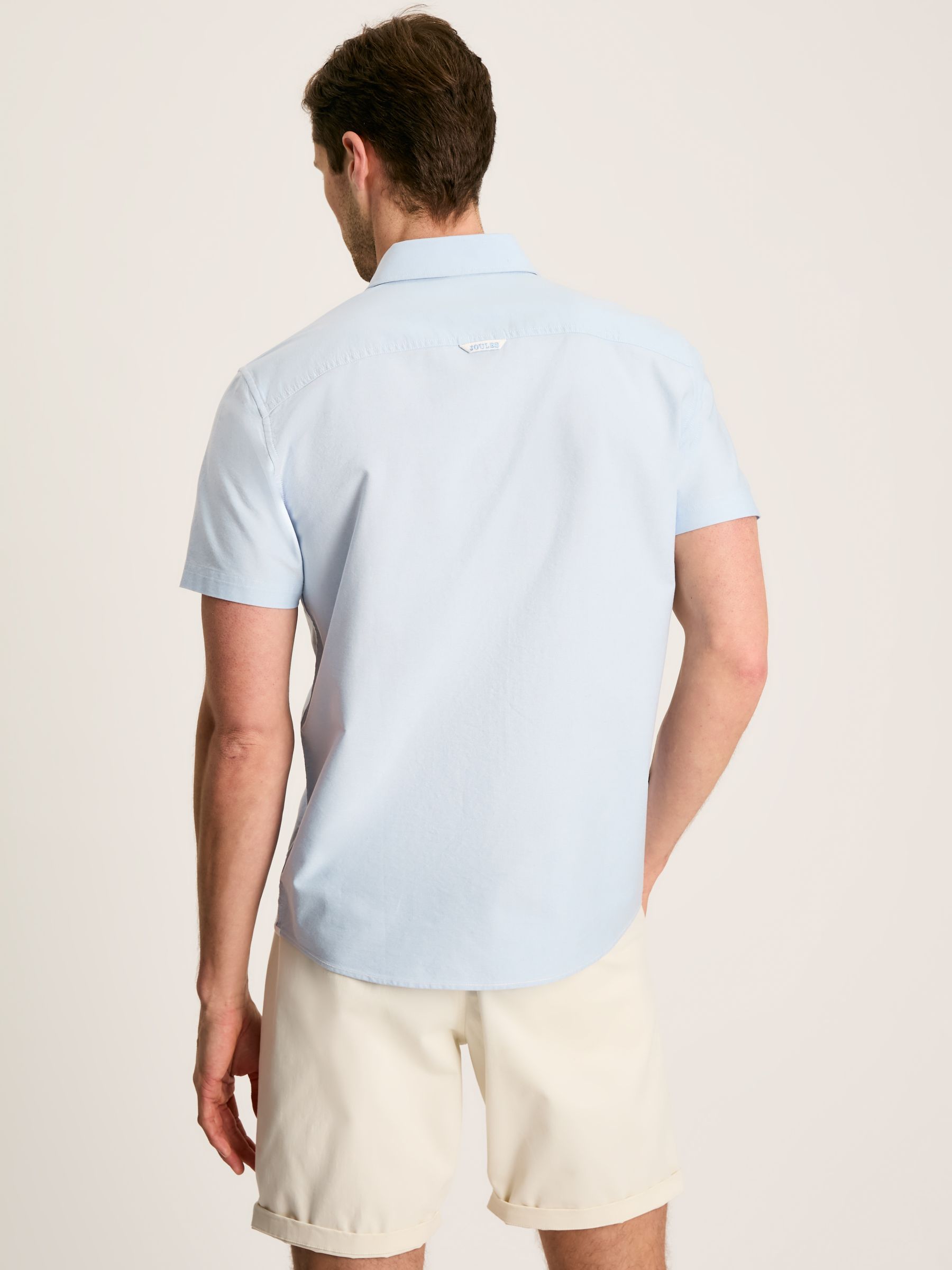 Oxford Blue Short Sleeve Classic Fit Shirt - Image 3 of 7