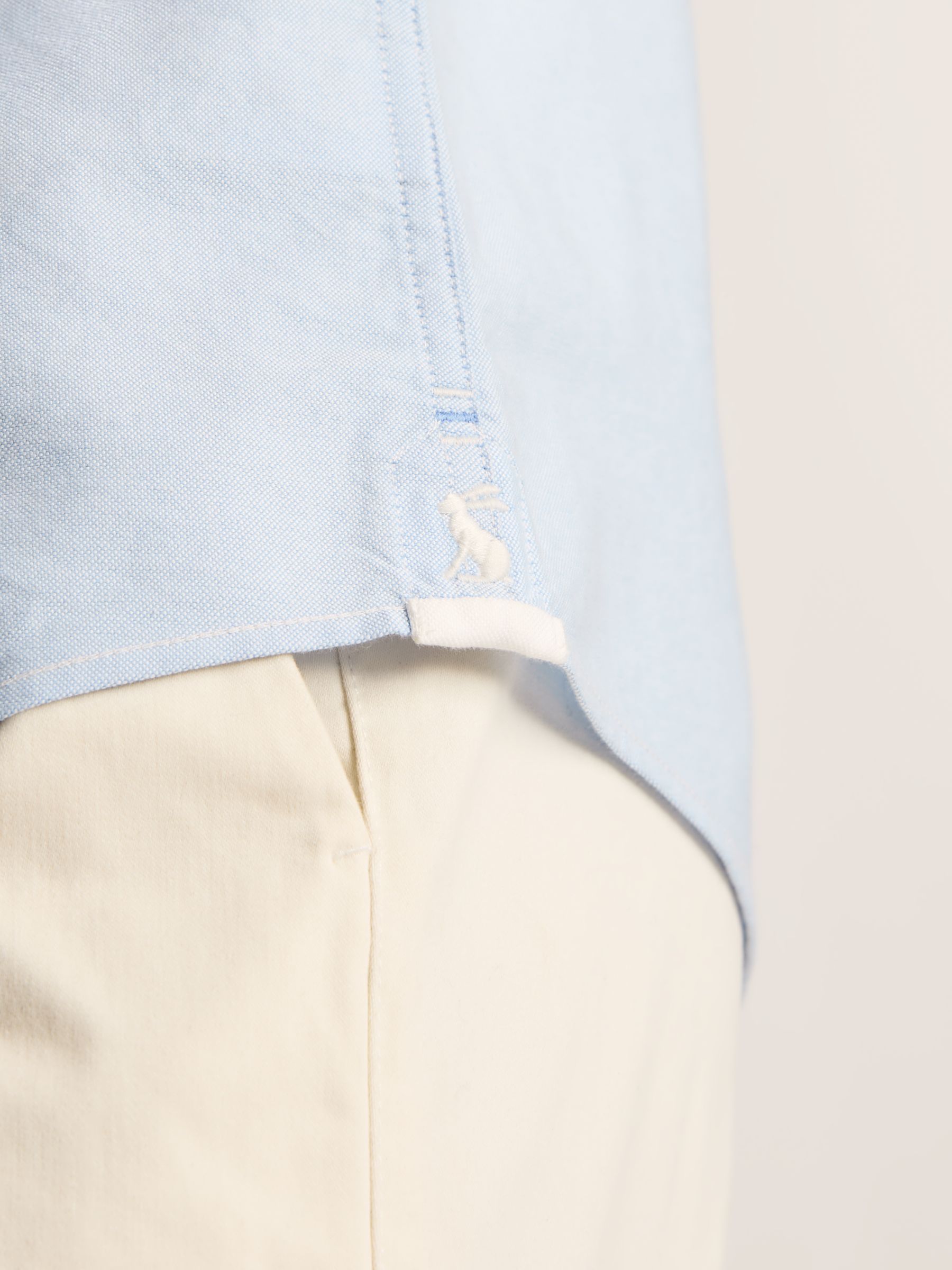 Oxford Blue Short Sleeve Classic Fit Shirt - Image 7 of 7