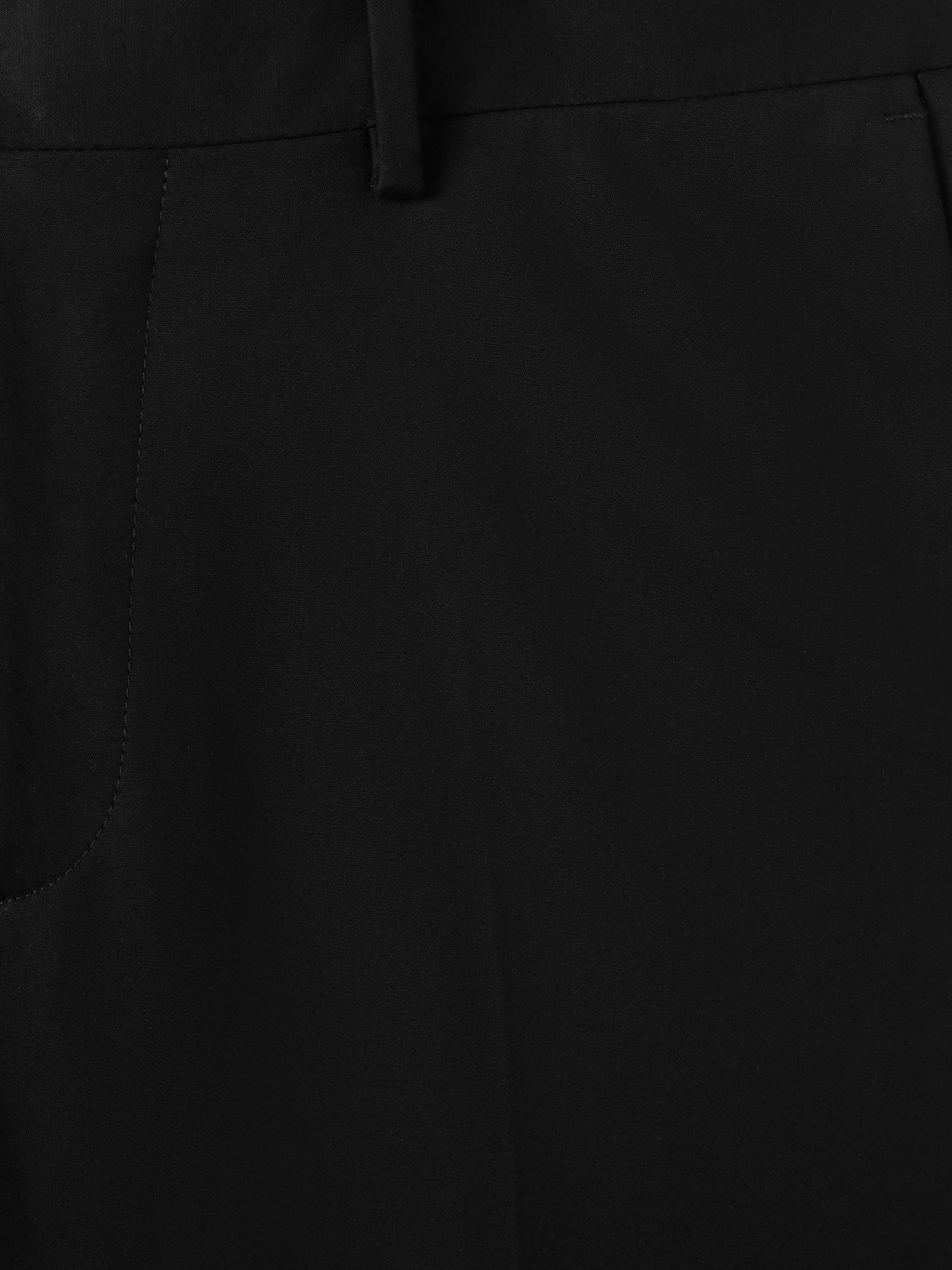 Slim Fit Cotton Blend Chinos in Black - image 2