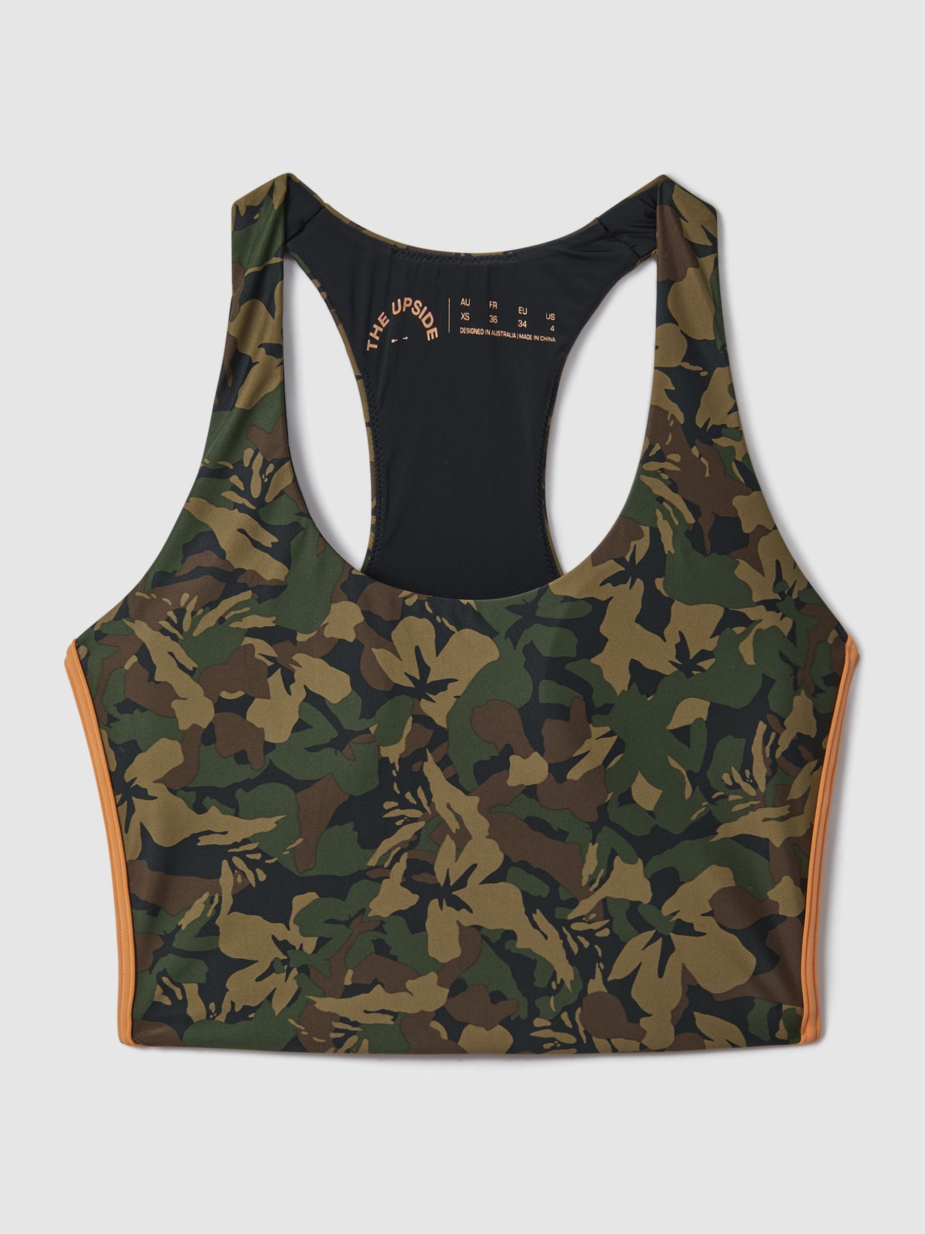 The Upside Camouflage Sports Bra in Camo - Image 2 of 5