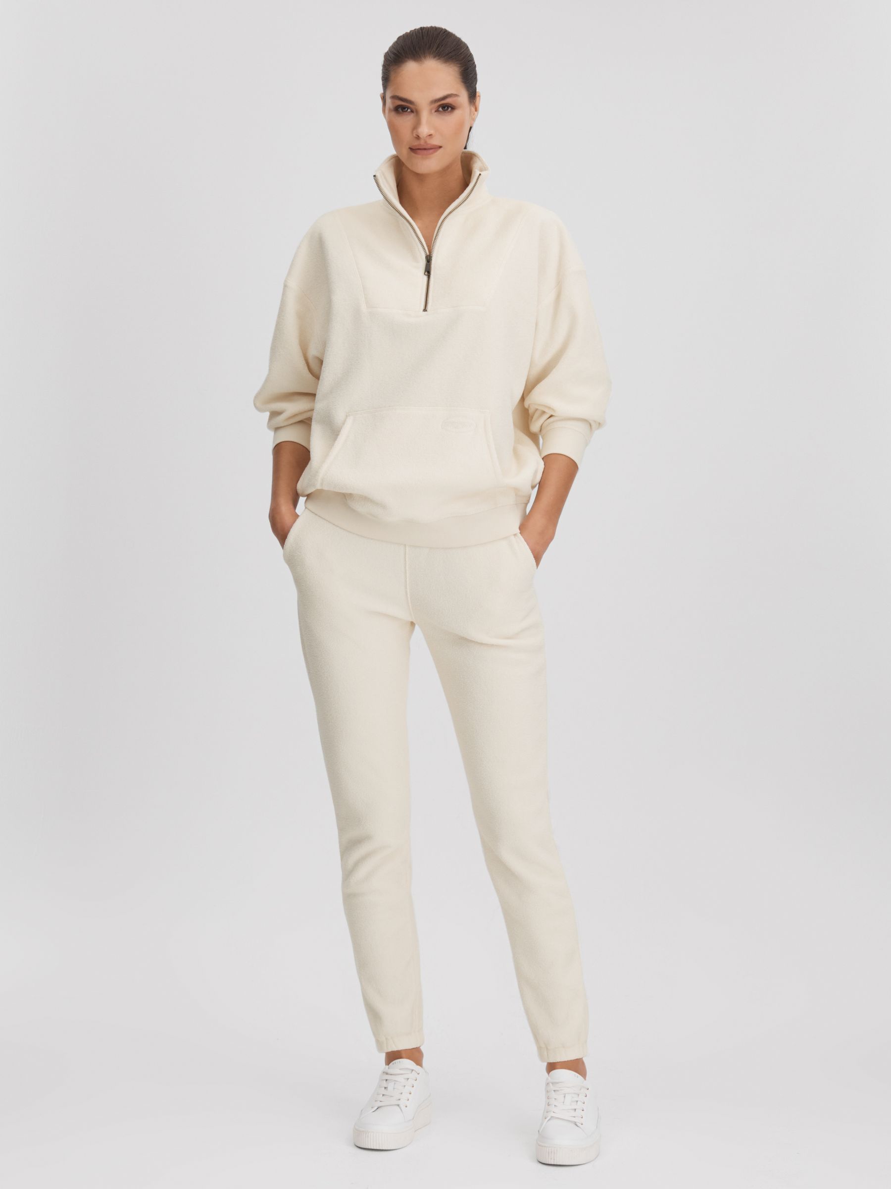 The Upside Elasticated Cuffed Joggers in Natural - Image 3 of 5