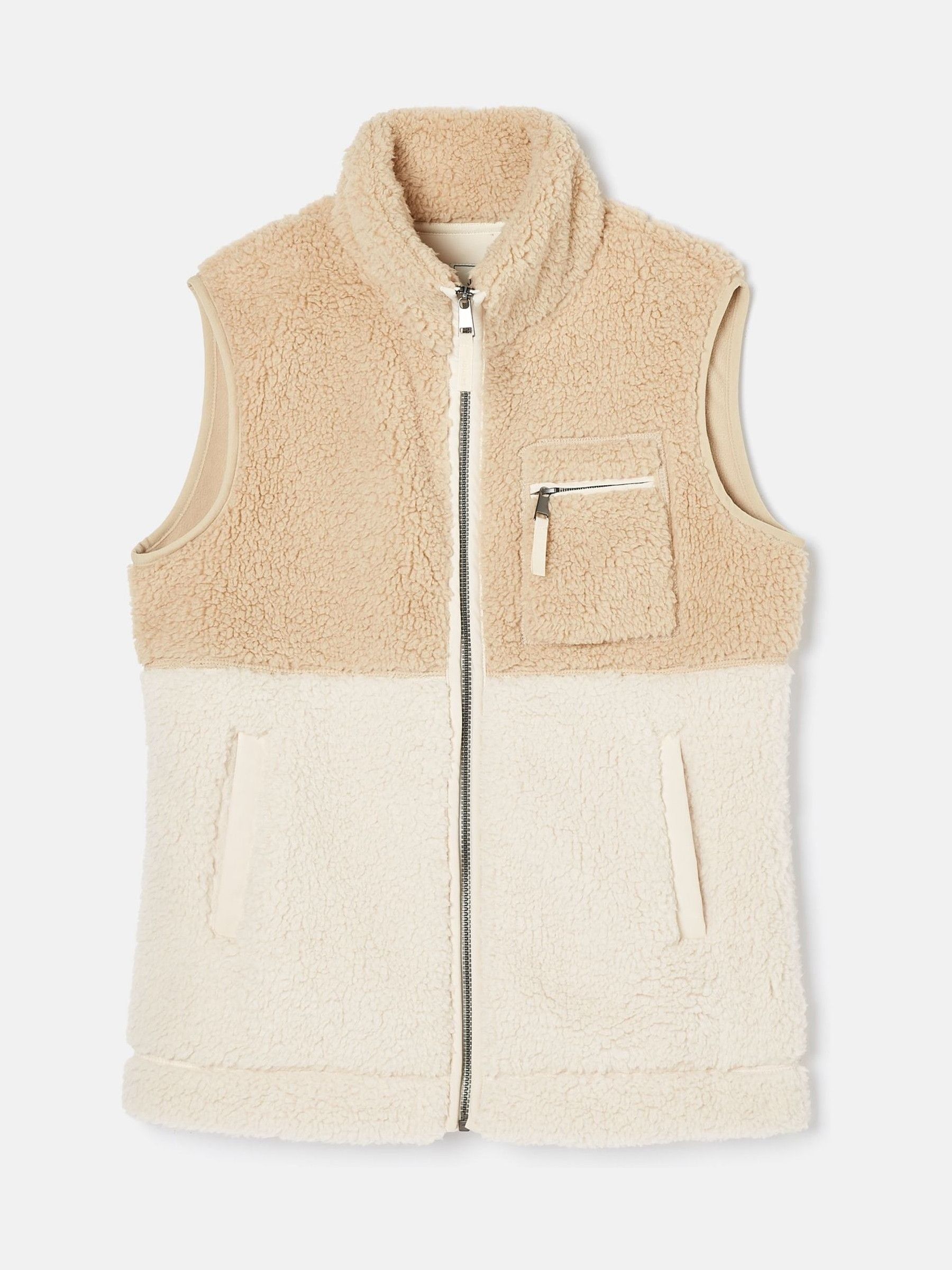 Mallory Cream Fleece Gilet - Image 7 of 7