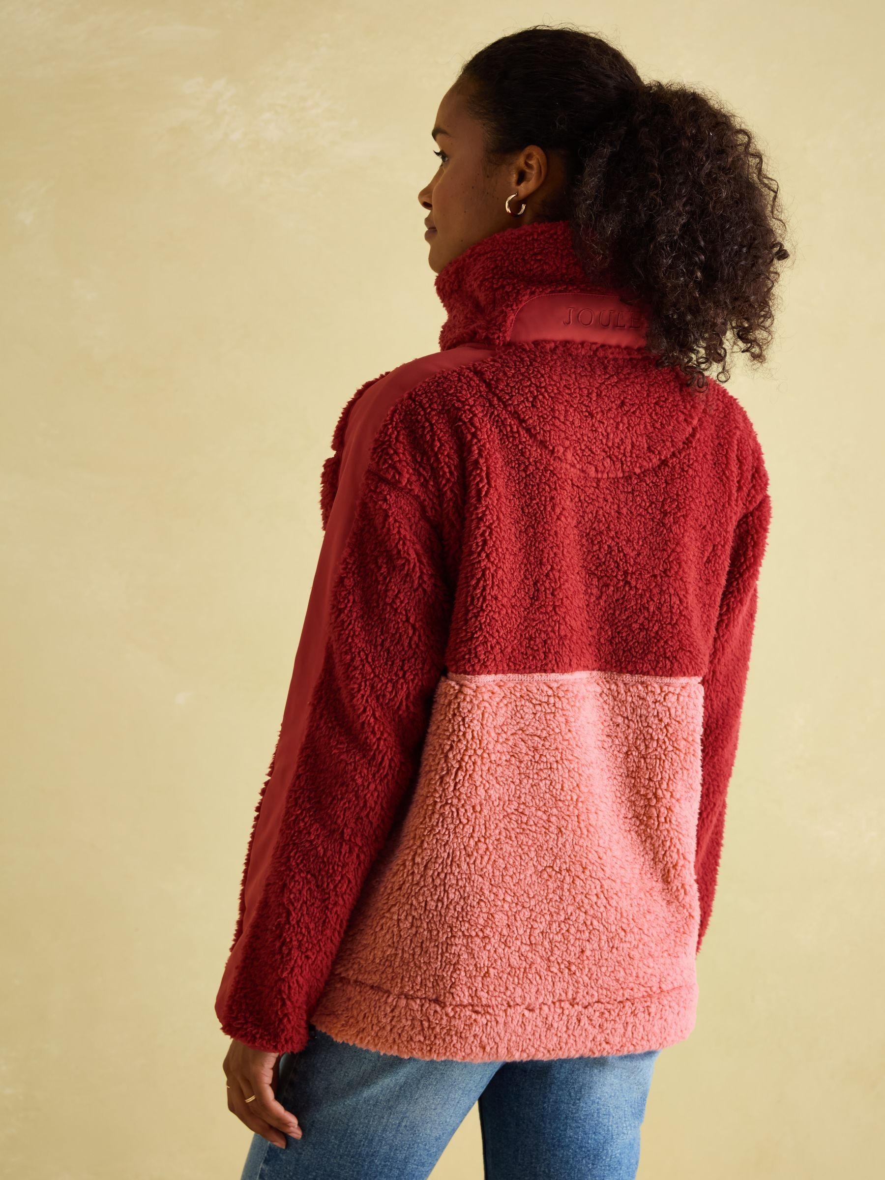 Tilly Pink Quarter Zip Fleece - Image 2 of 7