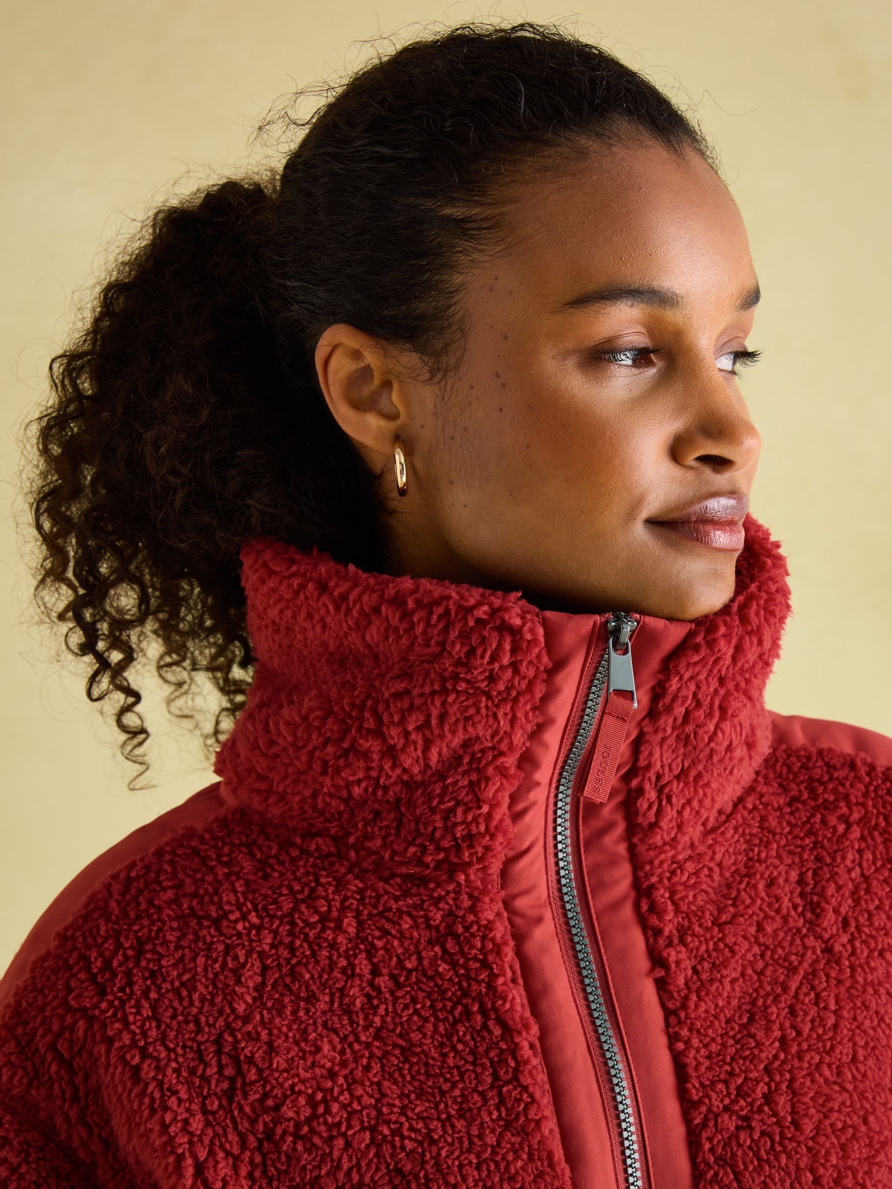 Tilly Pink Quarter Zip Fleece - Image 5 of 7