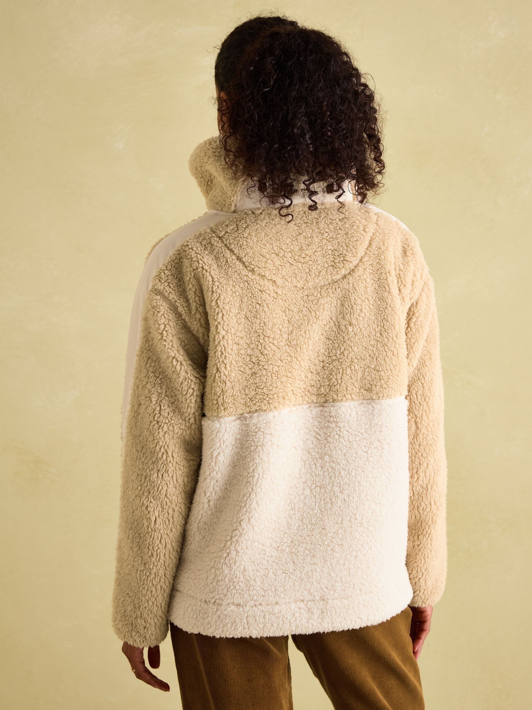 Tilly Neutral Quarter Zip Fleece - Image 2 of 7