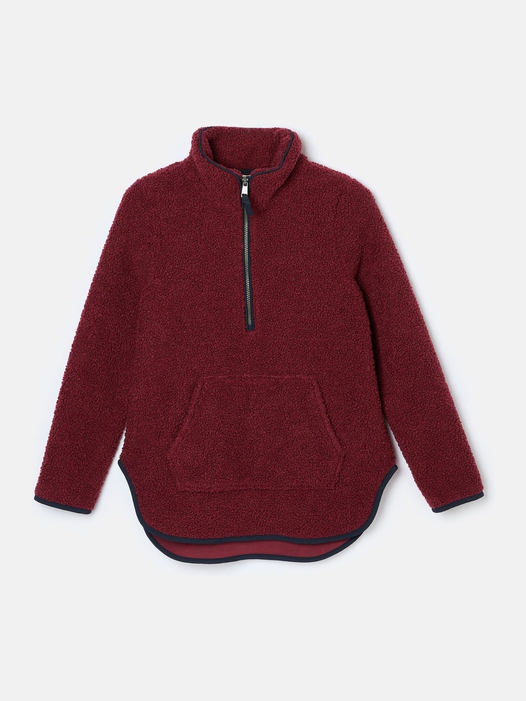 Aldeburgh Burgundy Quarter Zip Fleece - Image 8 of 8