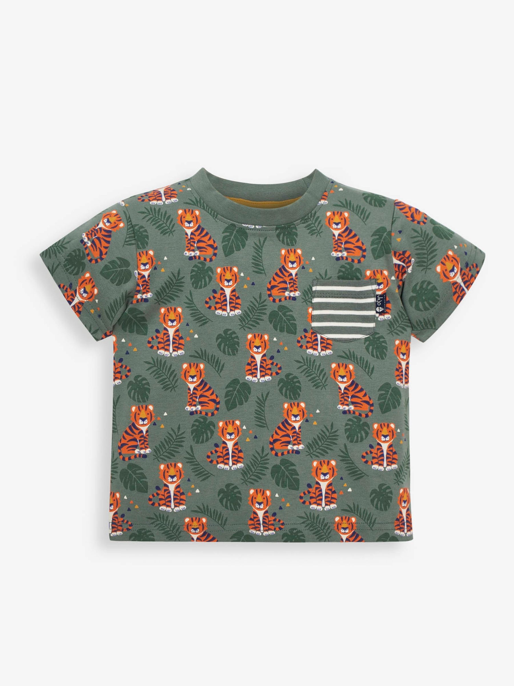 Khaki Kids' Khaki Tiger Print T-Shirt - Image 1 of 2