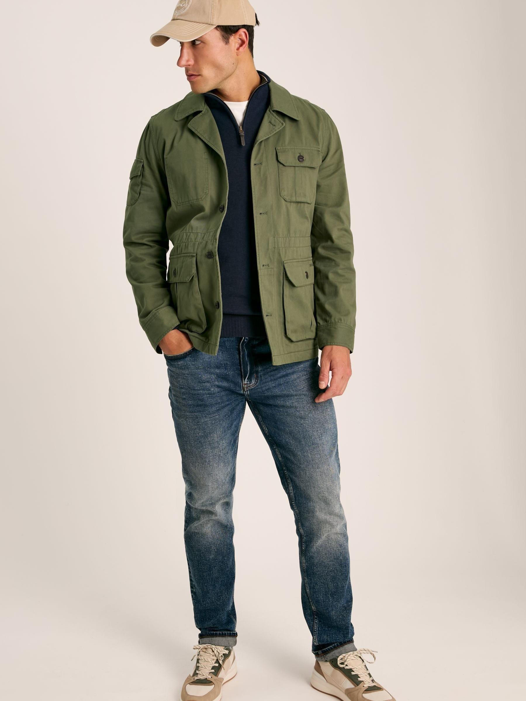 Hillside Navy Blue Quarter Zip Knit Jumper - Image 5 of 6