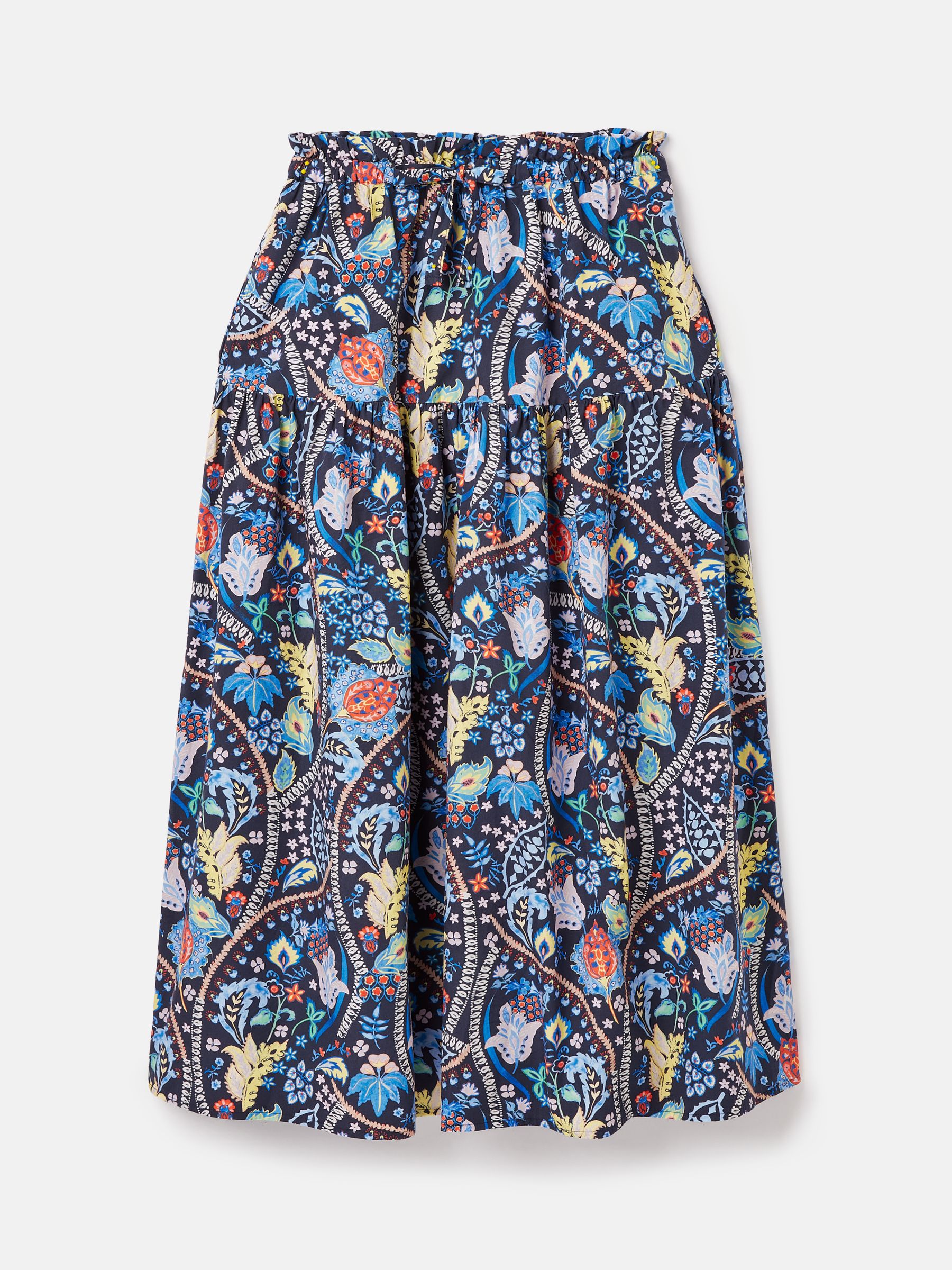 Elle Navy Co-Ord Midi Skirt - Image 7 of 7 Elle Navy Co-Ord Midi Skirt - Image 7 of 7