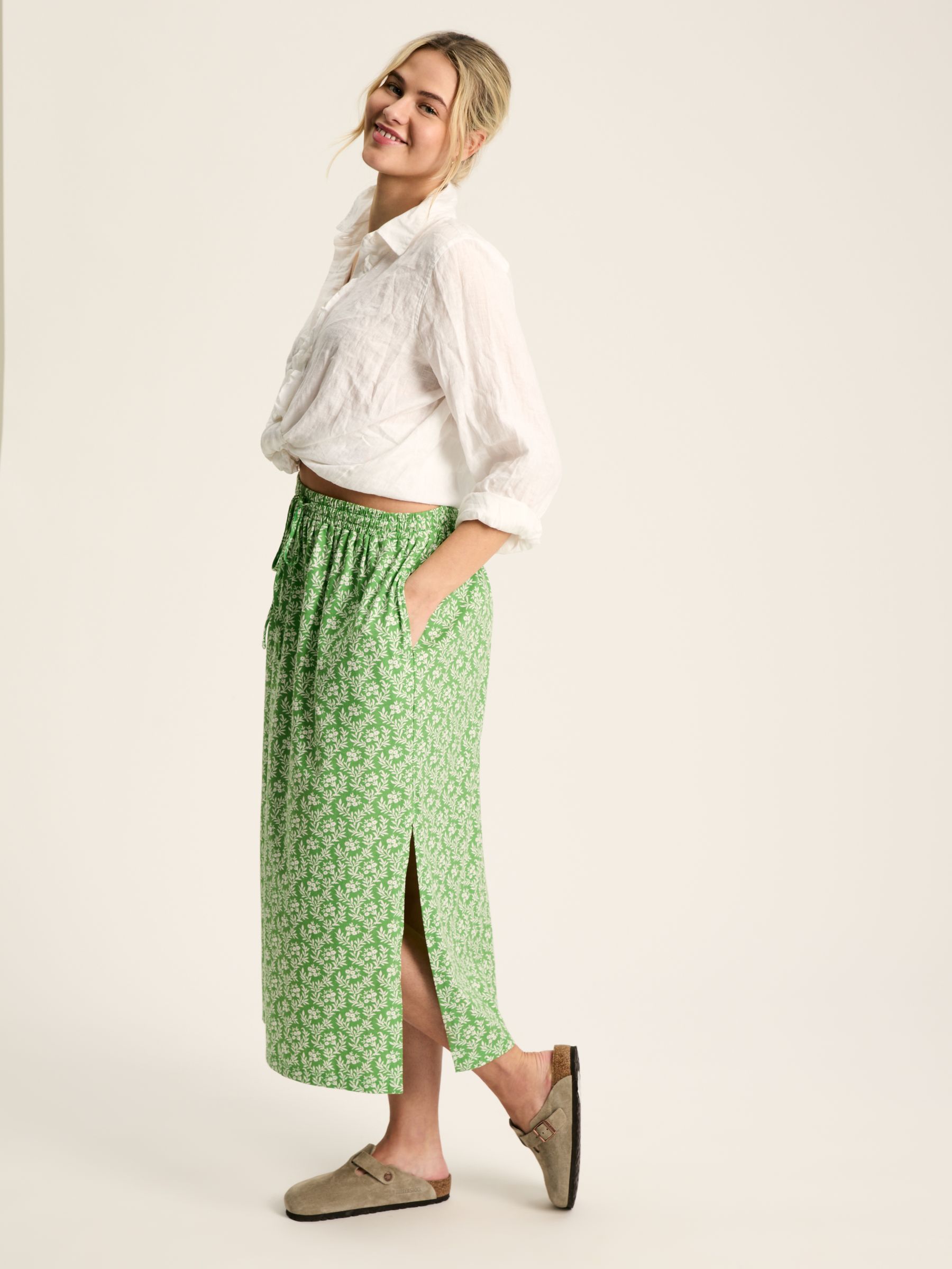 Celia Green Jersey Midi Skirt - Image 4 of 6