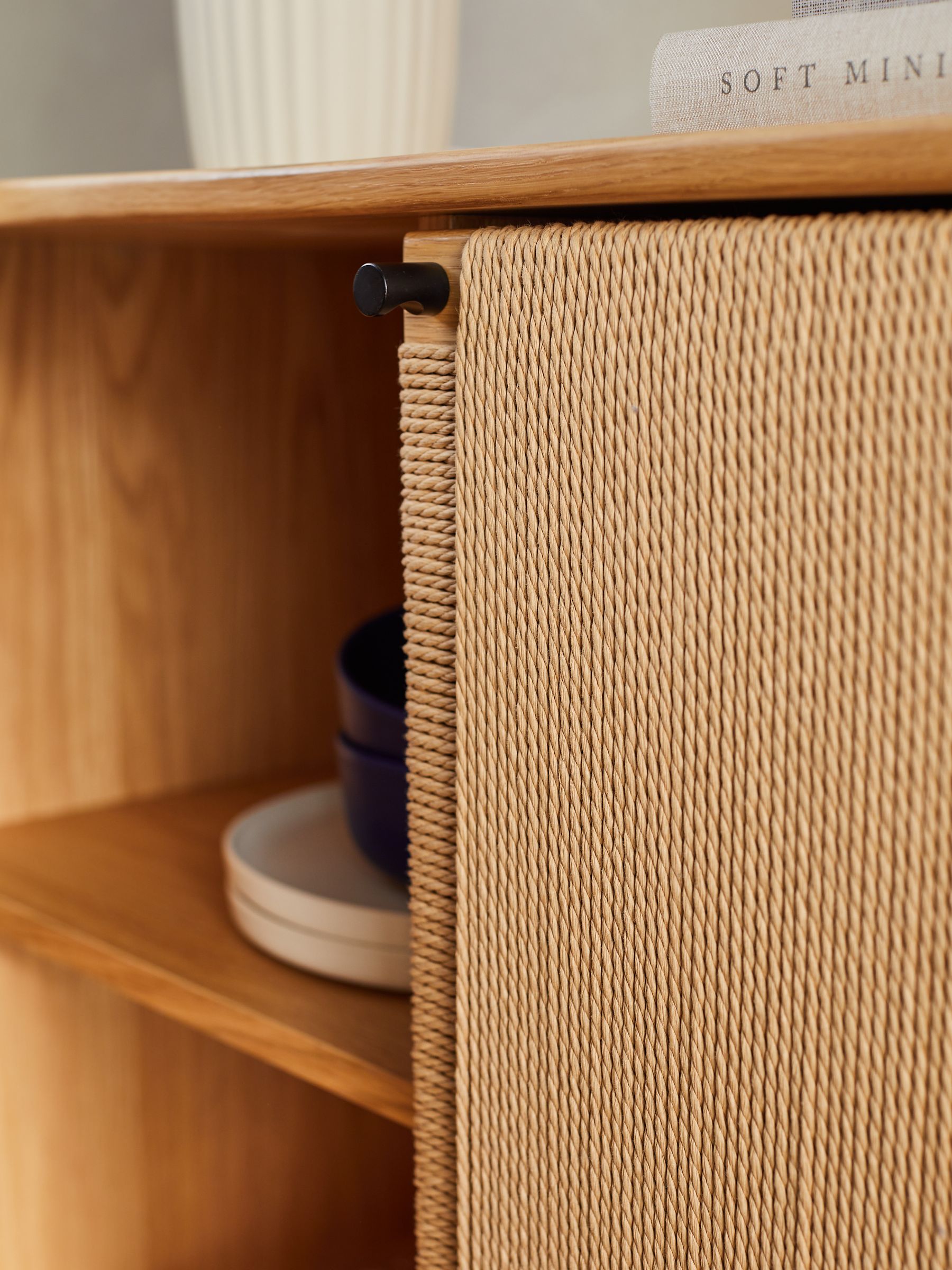 Eden Highboard in Oak - Image 3 of 6