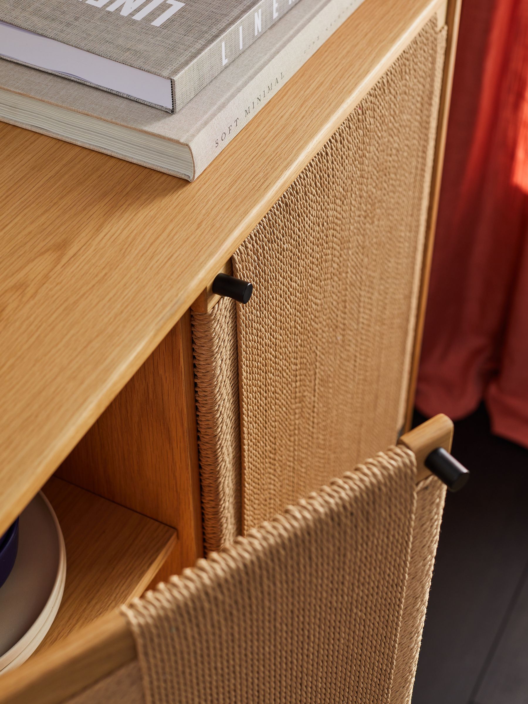 Eden Highboard in Oak - Image 4 of 6