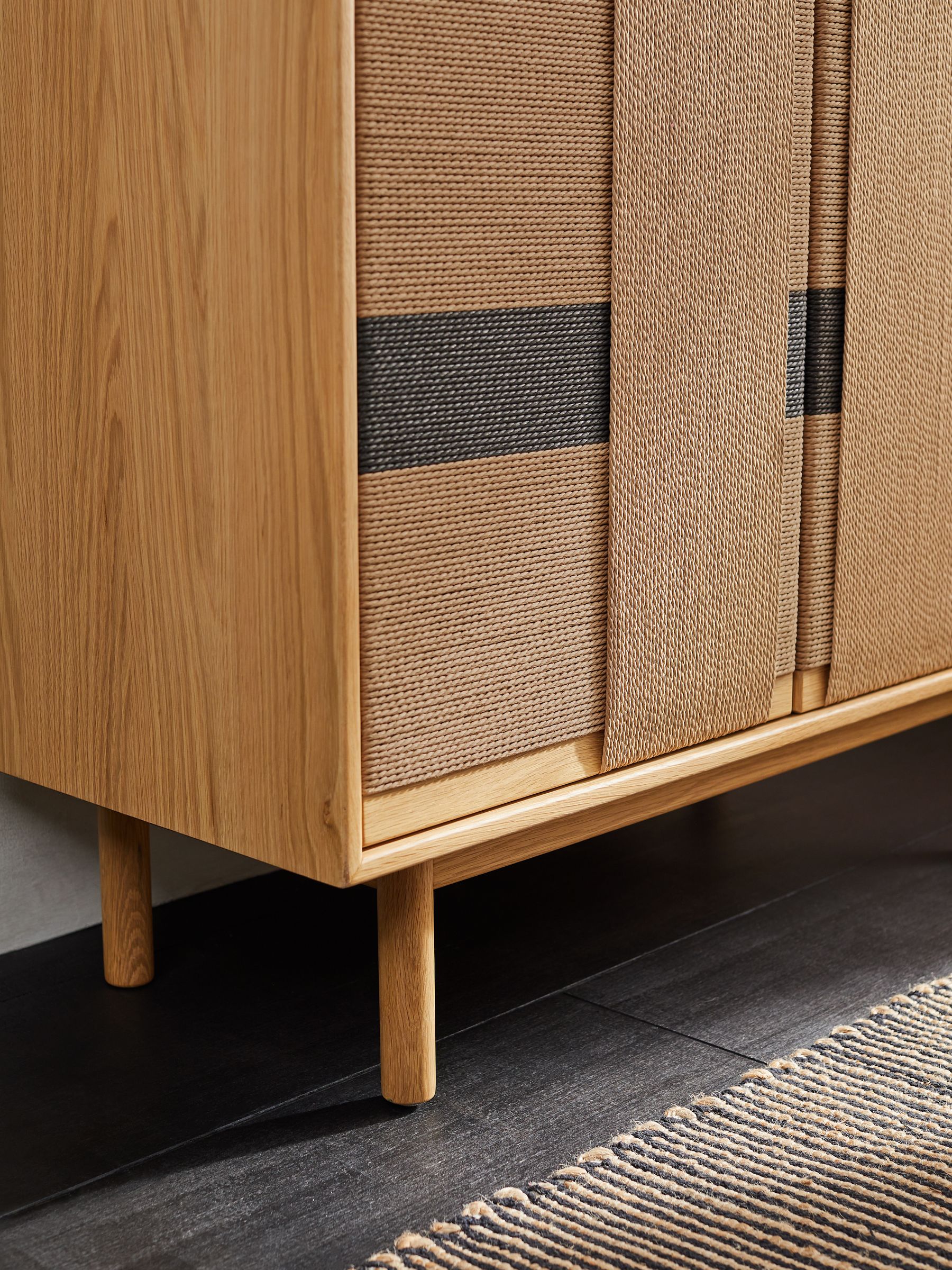 Eden Highboard in Oak - Image 5 of 6