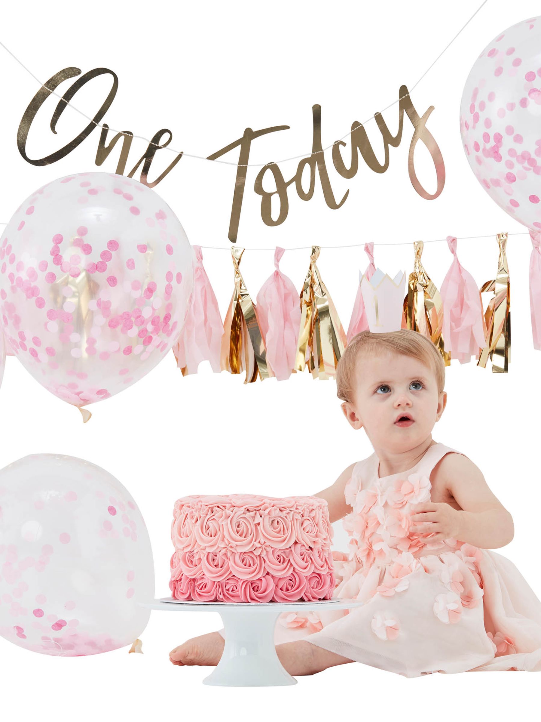 Pink Ginger Ray Cake Smash Kit - Image 2 of 3