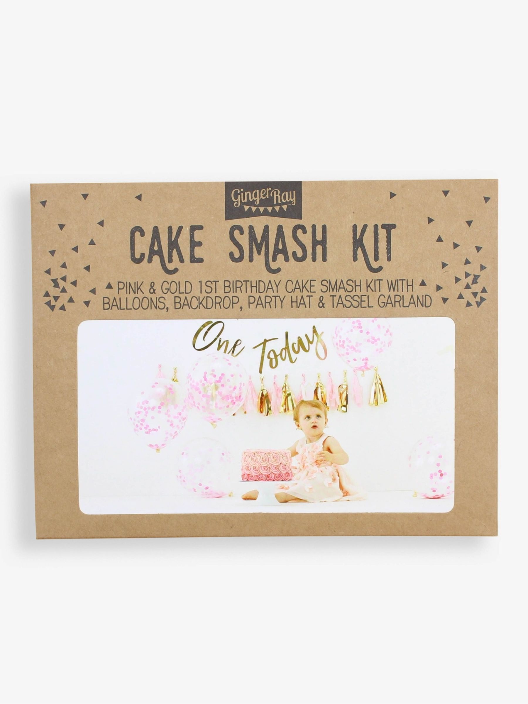 Pink Ginger Ray Cake Smash Kit - Image 3 of 3