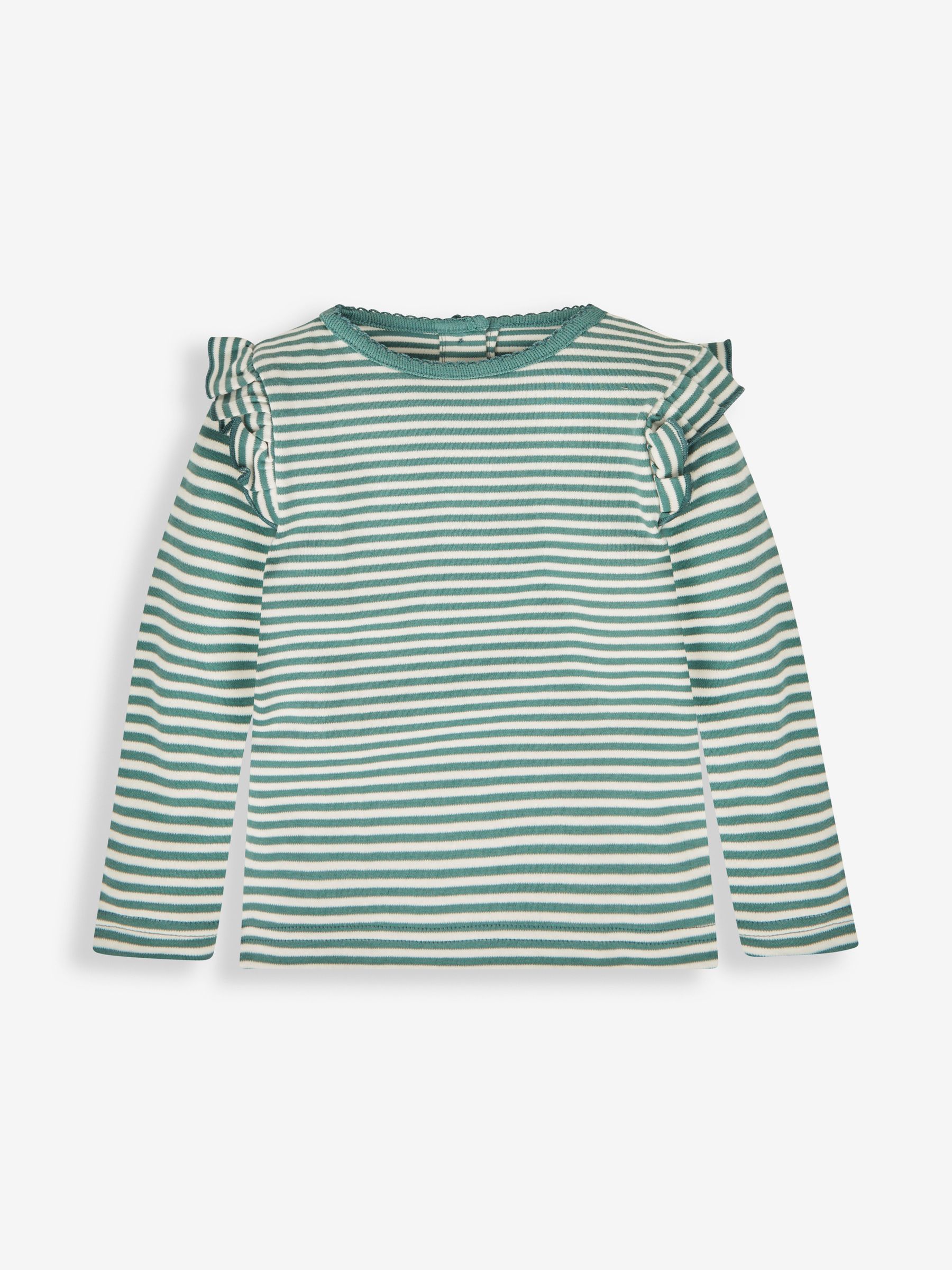 Russet Apple 2-Pack Print & Stripe Frill Tops - Image 3 of 5