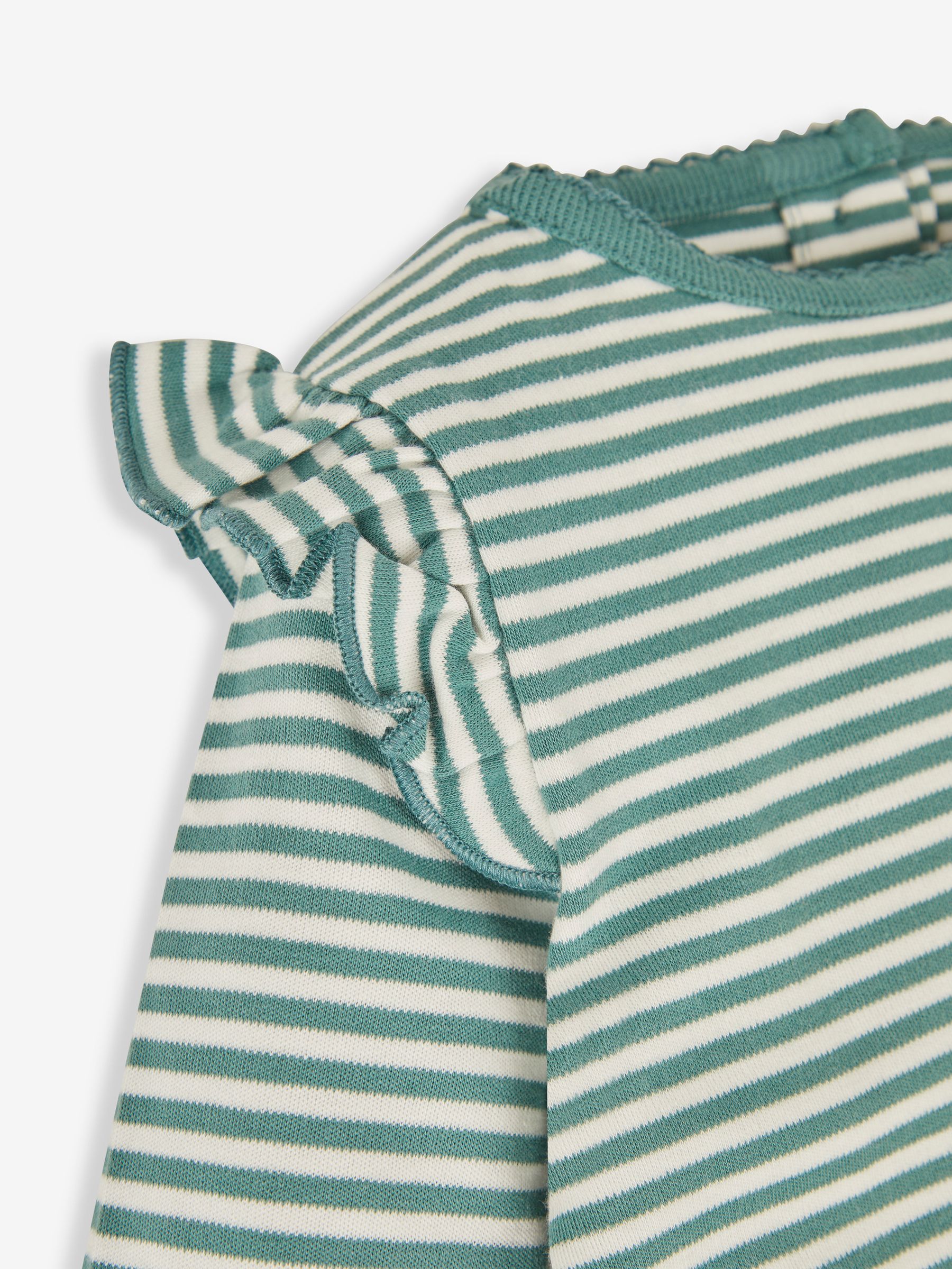 Russet Apple 2-Pack Print & Stripe Frill Tops - Image 5 of 5
