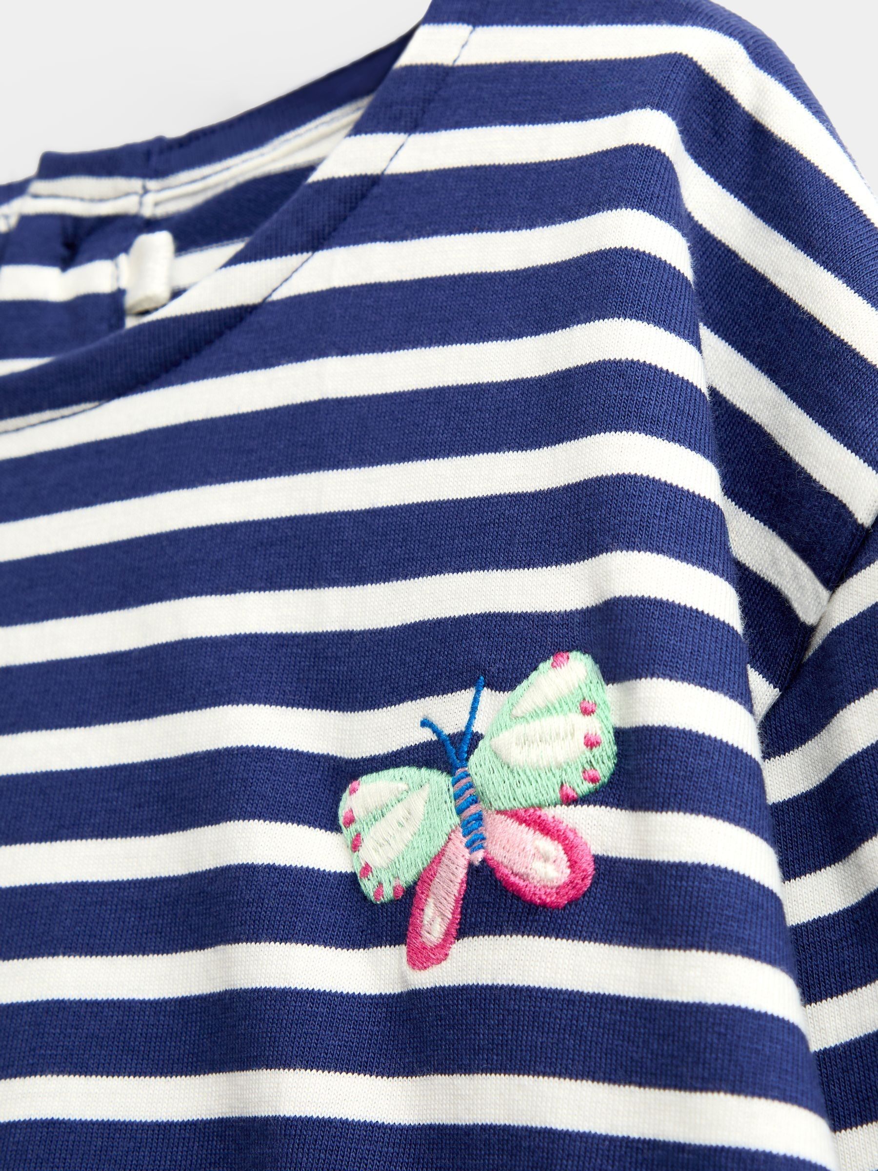 Navy Blue Butterfly 3-Pack Long Sleeve T-Shirts - Image 9 of 10