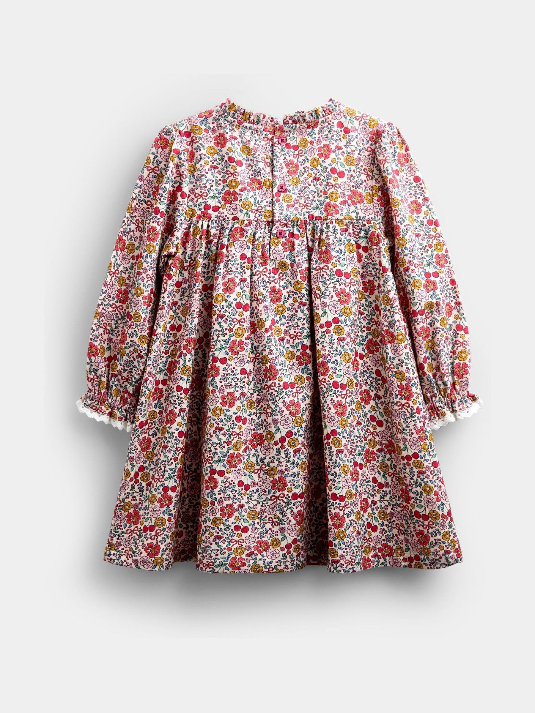 Cherry Floral Smocked Dress - Image 2 of 4