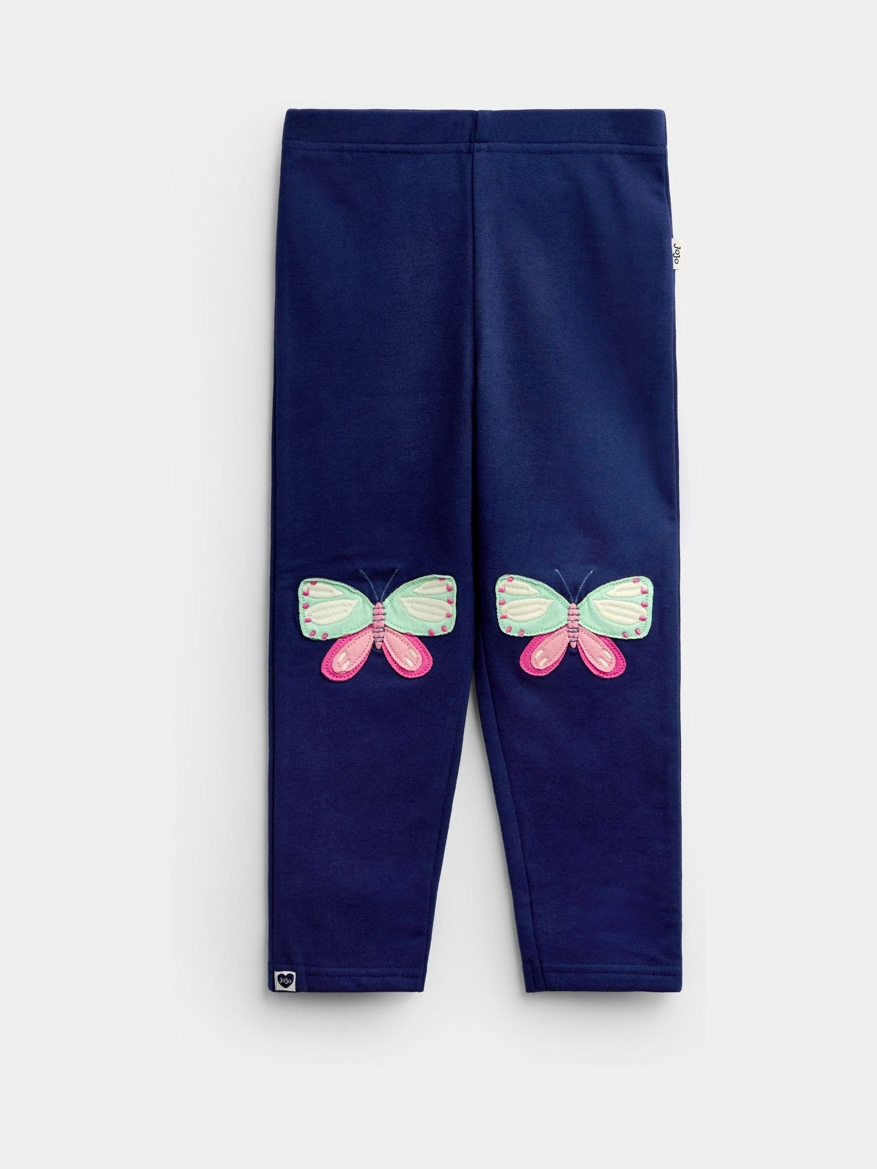 Navy Blue Butterfly 3-Pack Leggings - Image 4 of 10