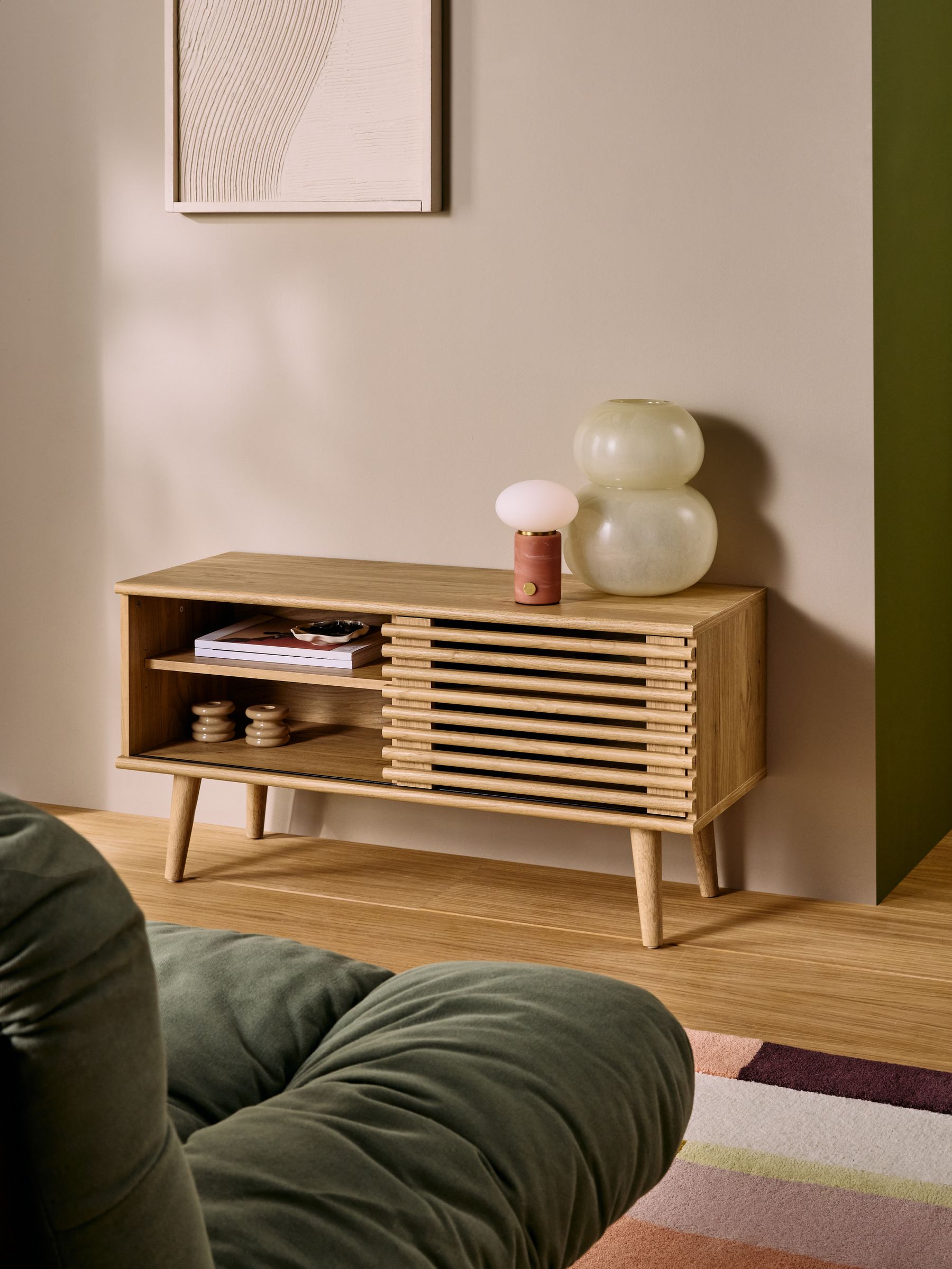 Tulma Regular TV Unit Up to 55 Inch in Oak - Image 1 of 6