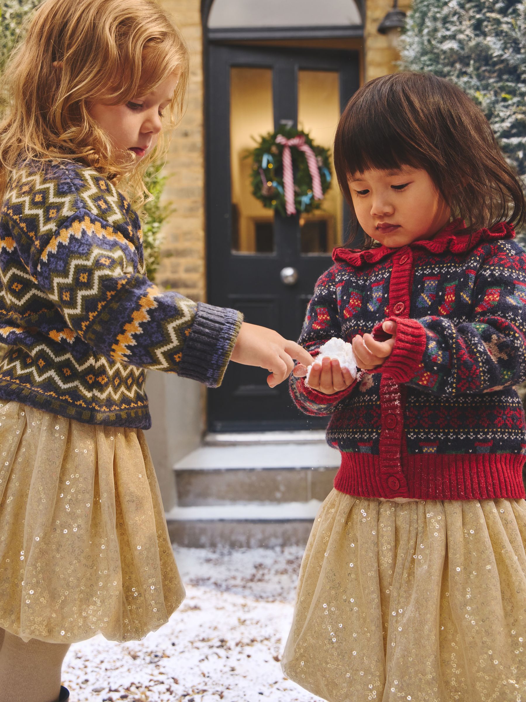 Light Gold Sequin Bubble Skirt - Image 1 of 5