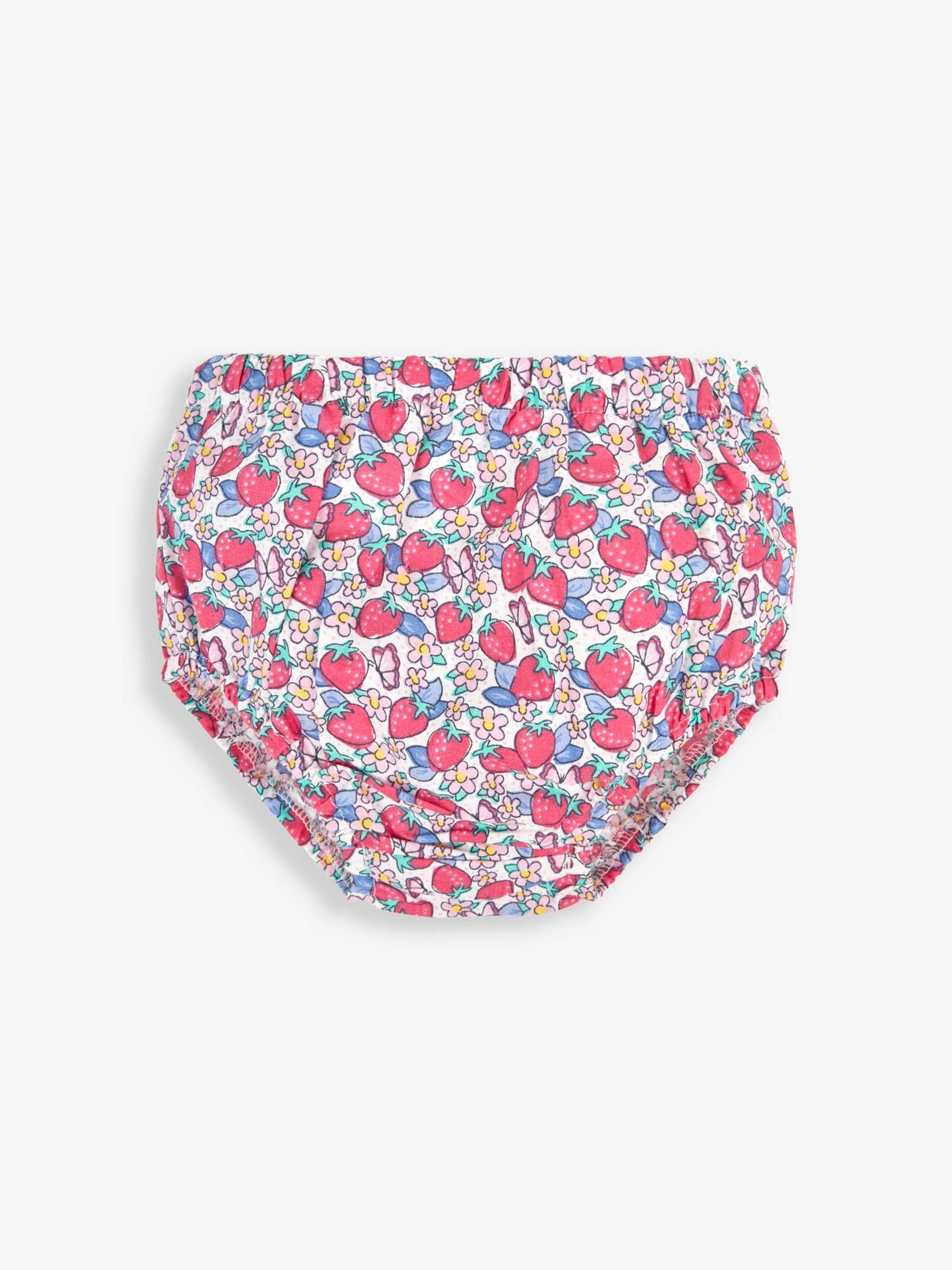 Pink Pretty Strawberry Print Summer Dress - Image 3 of 4