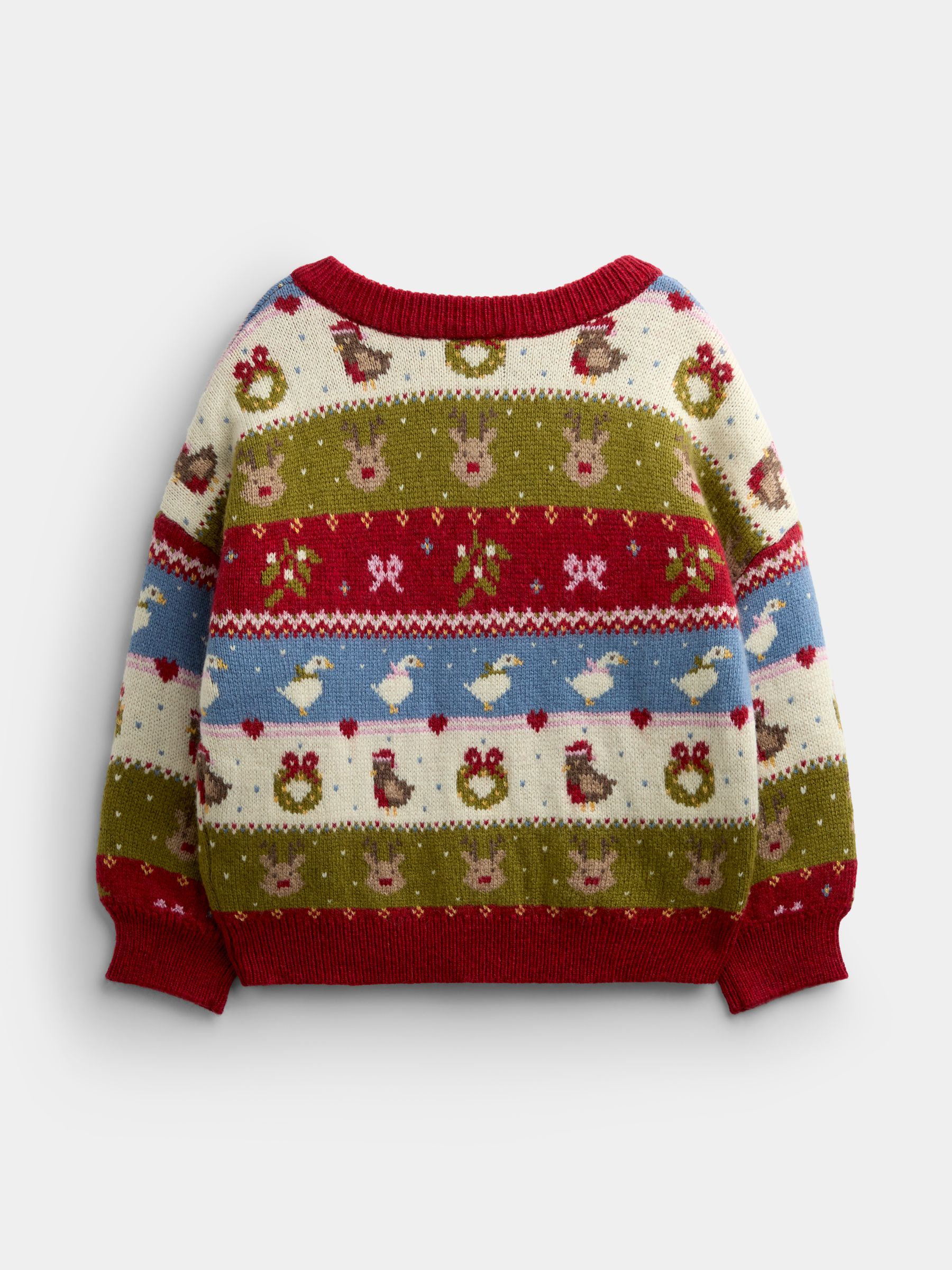 Ivory Multi Character Fairisle Cardigan - Image 2 of 4