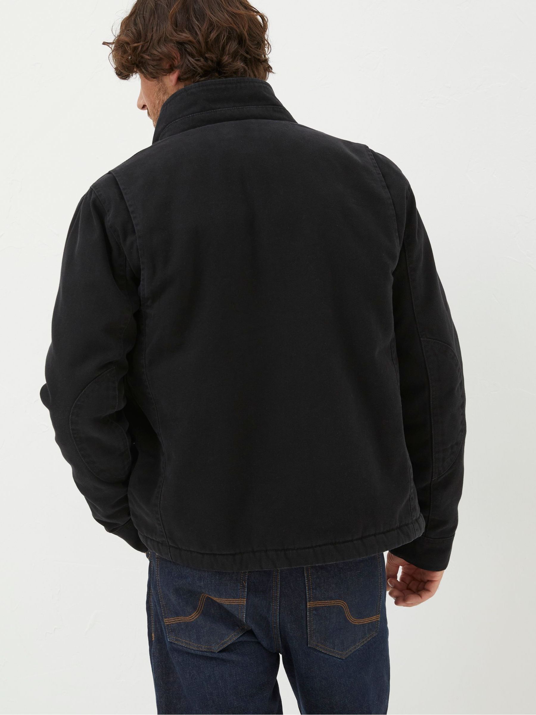 Black Canvas Jacket - Image 3 of 6