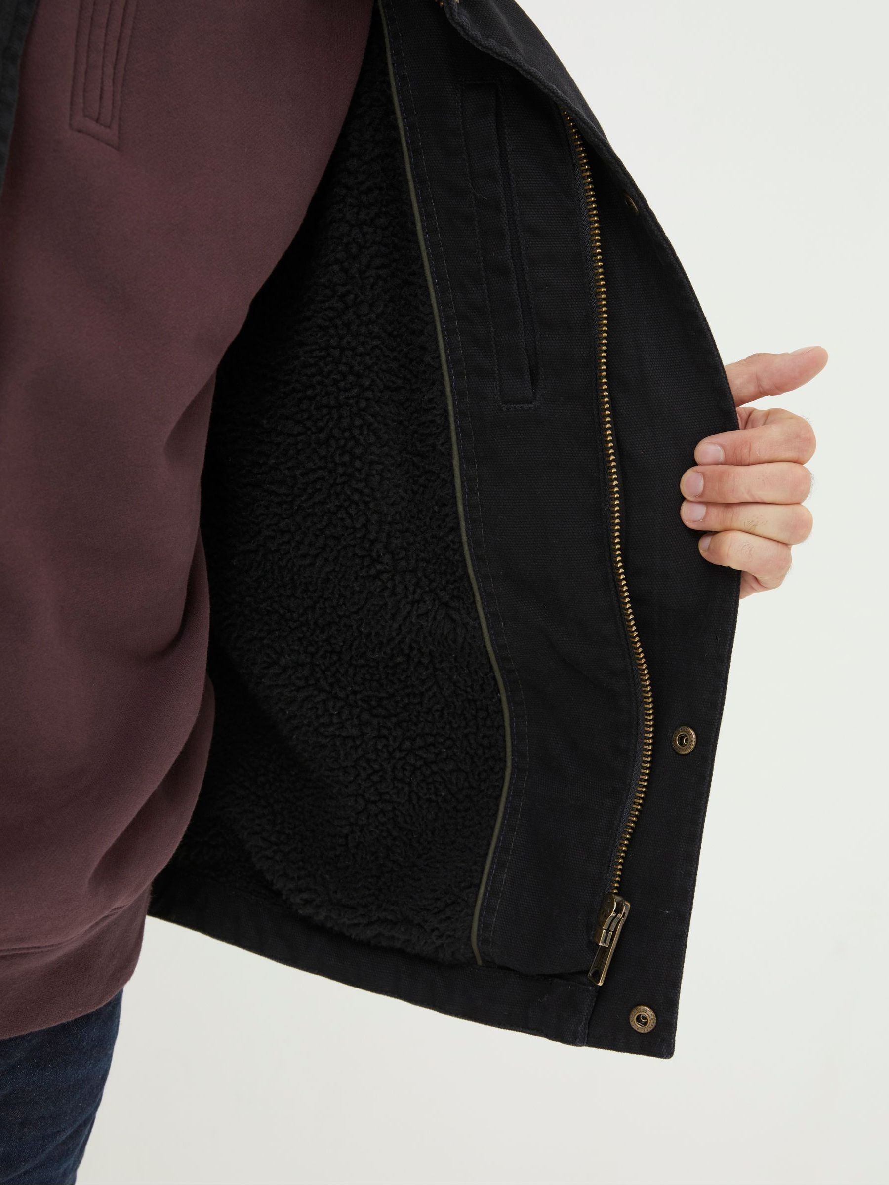 Black Canvas Jacket - Image 5 of 6
