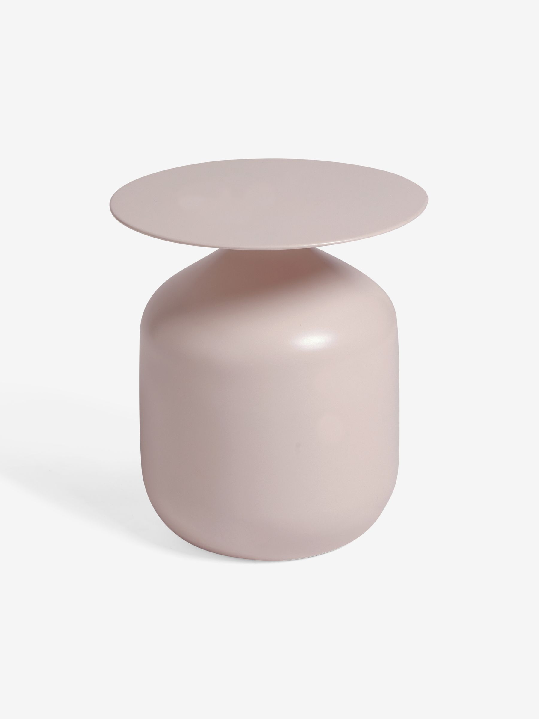 Zuri Side Table in Nude White - Image 5 of 6