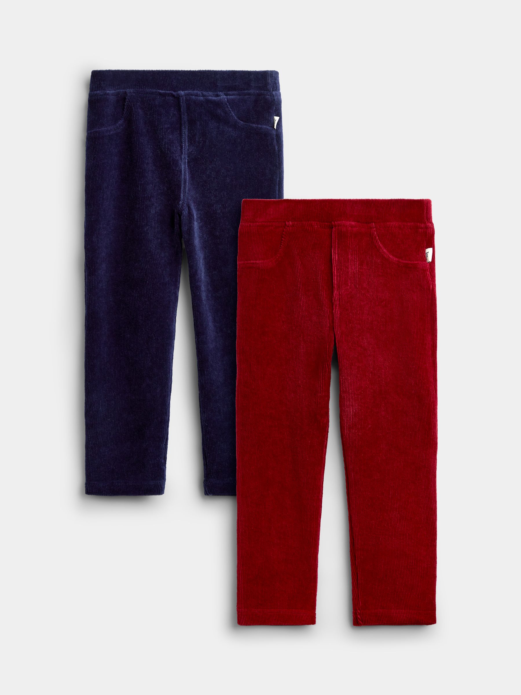 Navy Blue 2-Pack Jersey Cord Leggings - Image 1 of 7 Navy Blue 2-Pack Jersey Cord Leggings - Image 1 of 7