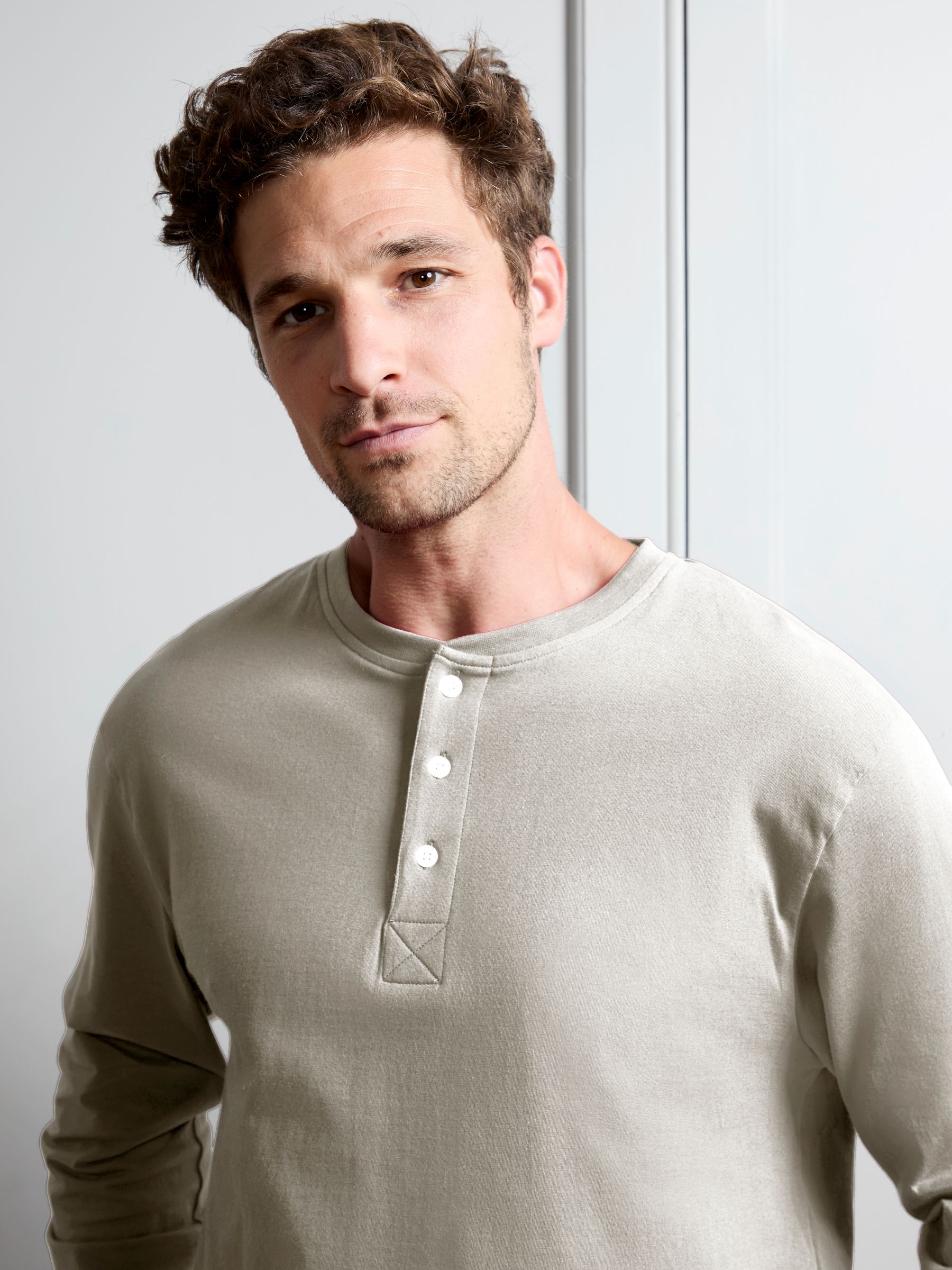Cream Christmas Character Stripe Men's Pyjamas - Image 4 of 5