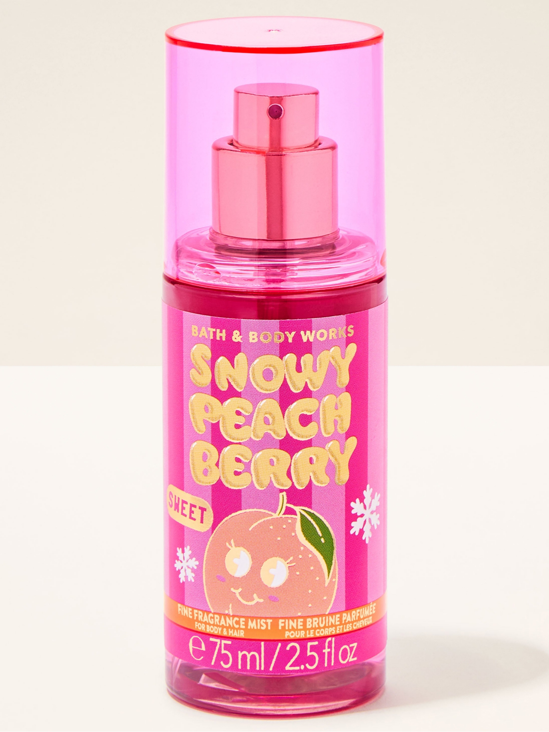 Snowy Peach Berry Travel Size Fine Fragrance Mist 75ml - Image 1 of 2