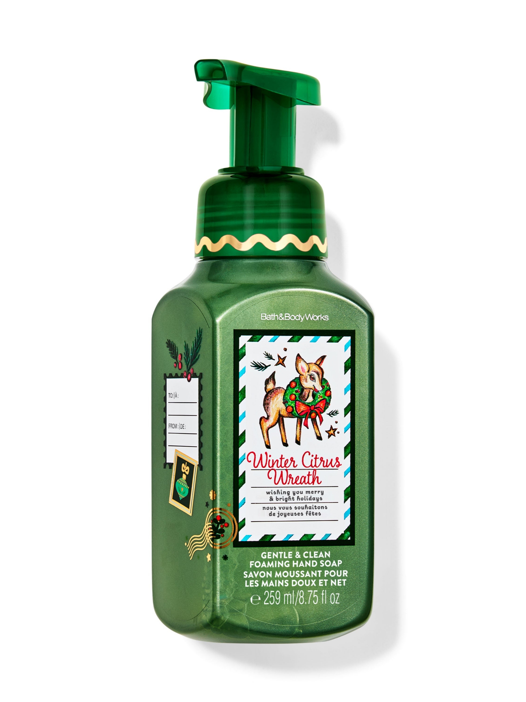 Winter Citrus Wreath Gentle & Clean Foaming Hand Soap 259ml - Image 1 of 2