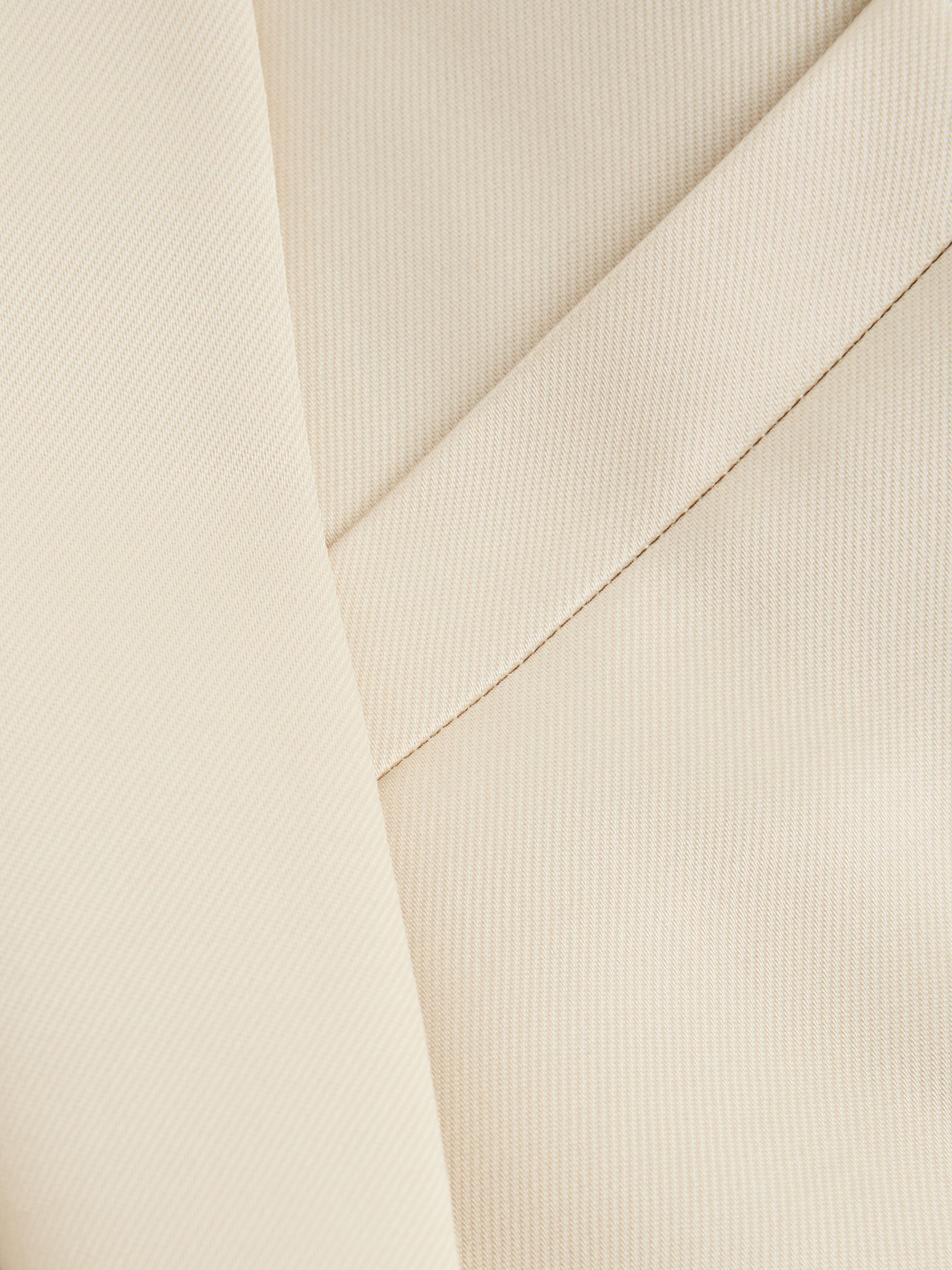 Satin Single Breasted Blazer in Cream - Image 7 of 7