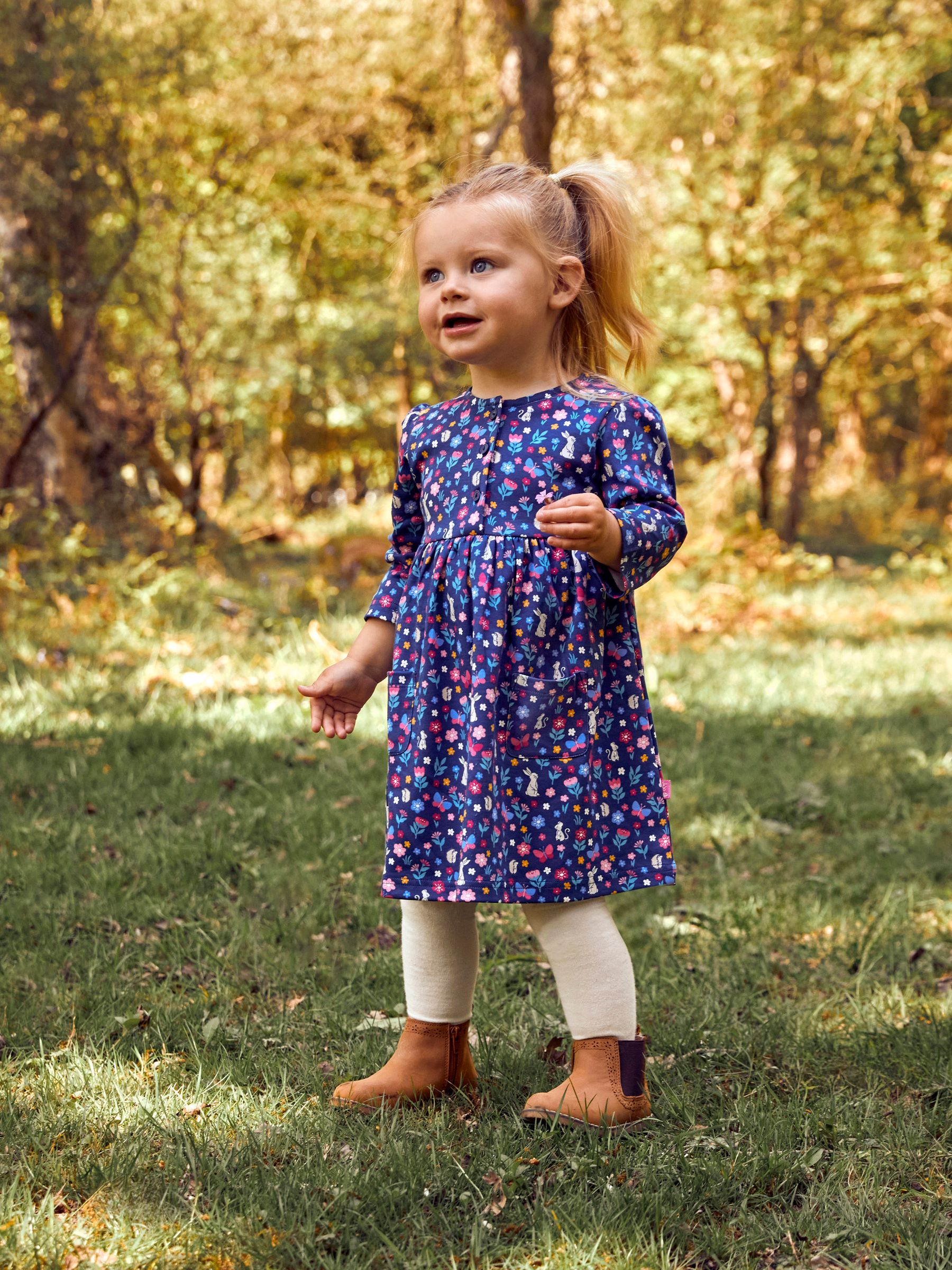 Navy Blue Hedgerow Friends Button Front Dress - Image 2 of 5