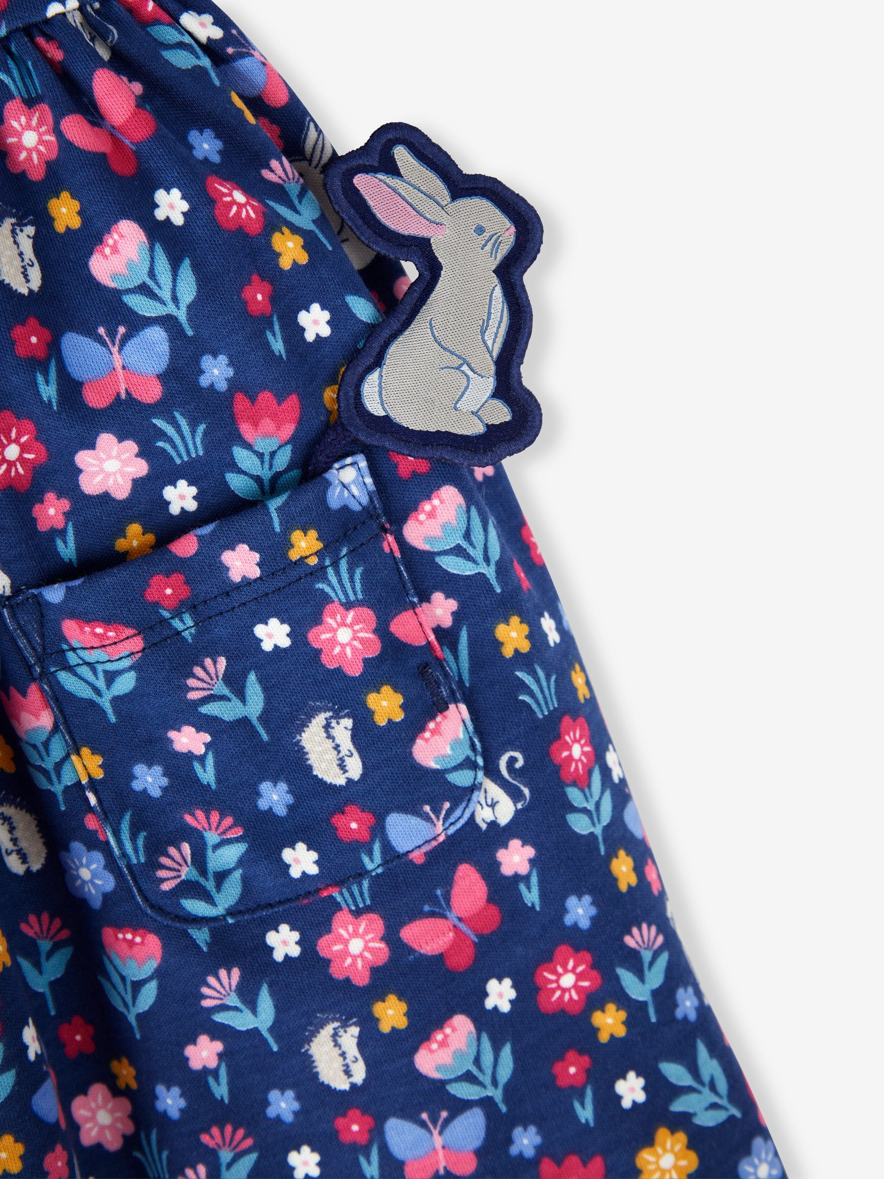 Navy Blue Hedgerow Friends Button Front Dress - Image 4 of 5