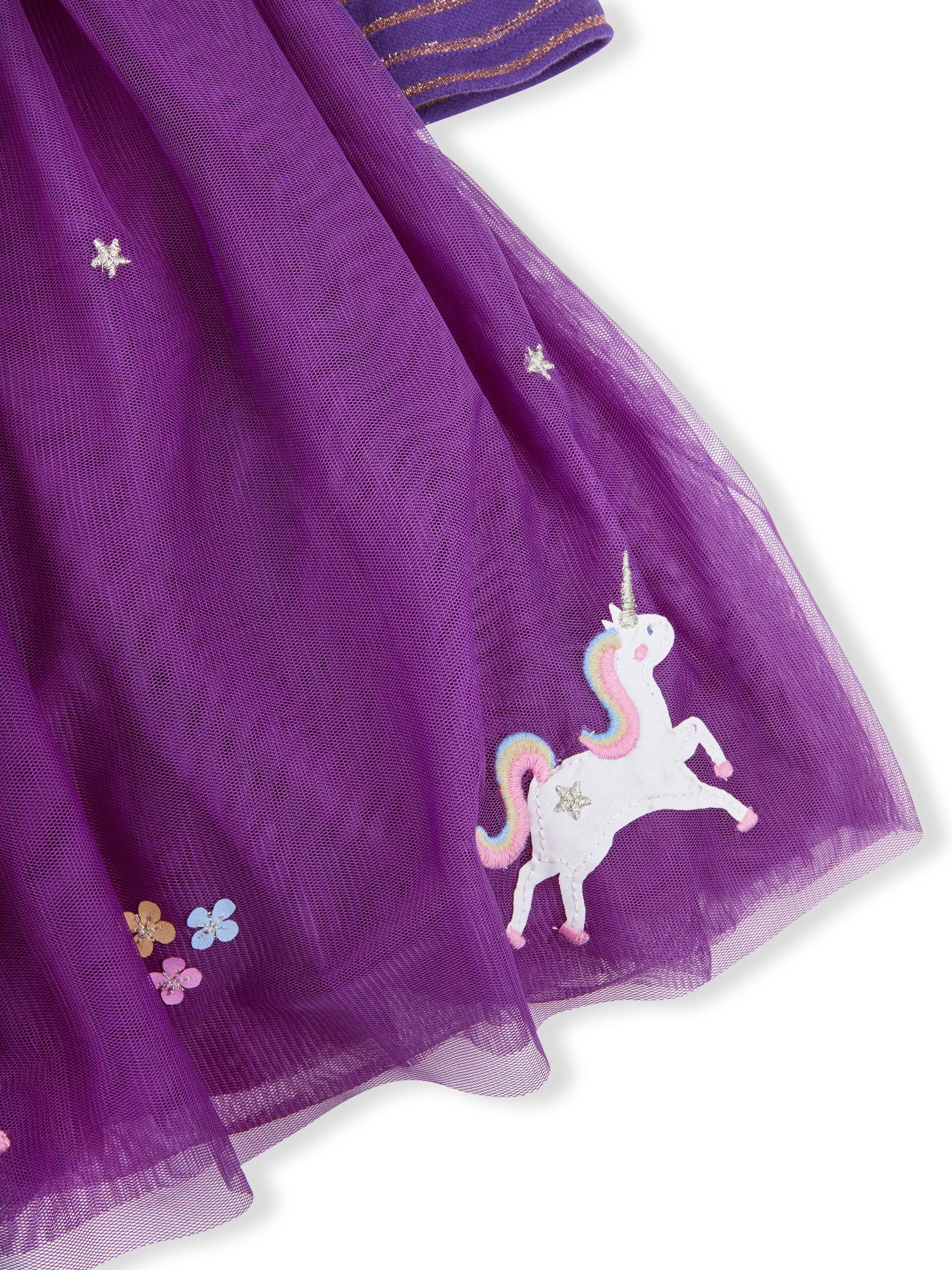 Purple Unicorn Party Dress - Image 4 of 4