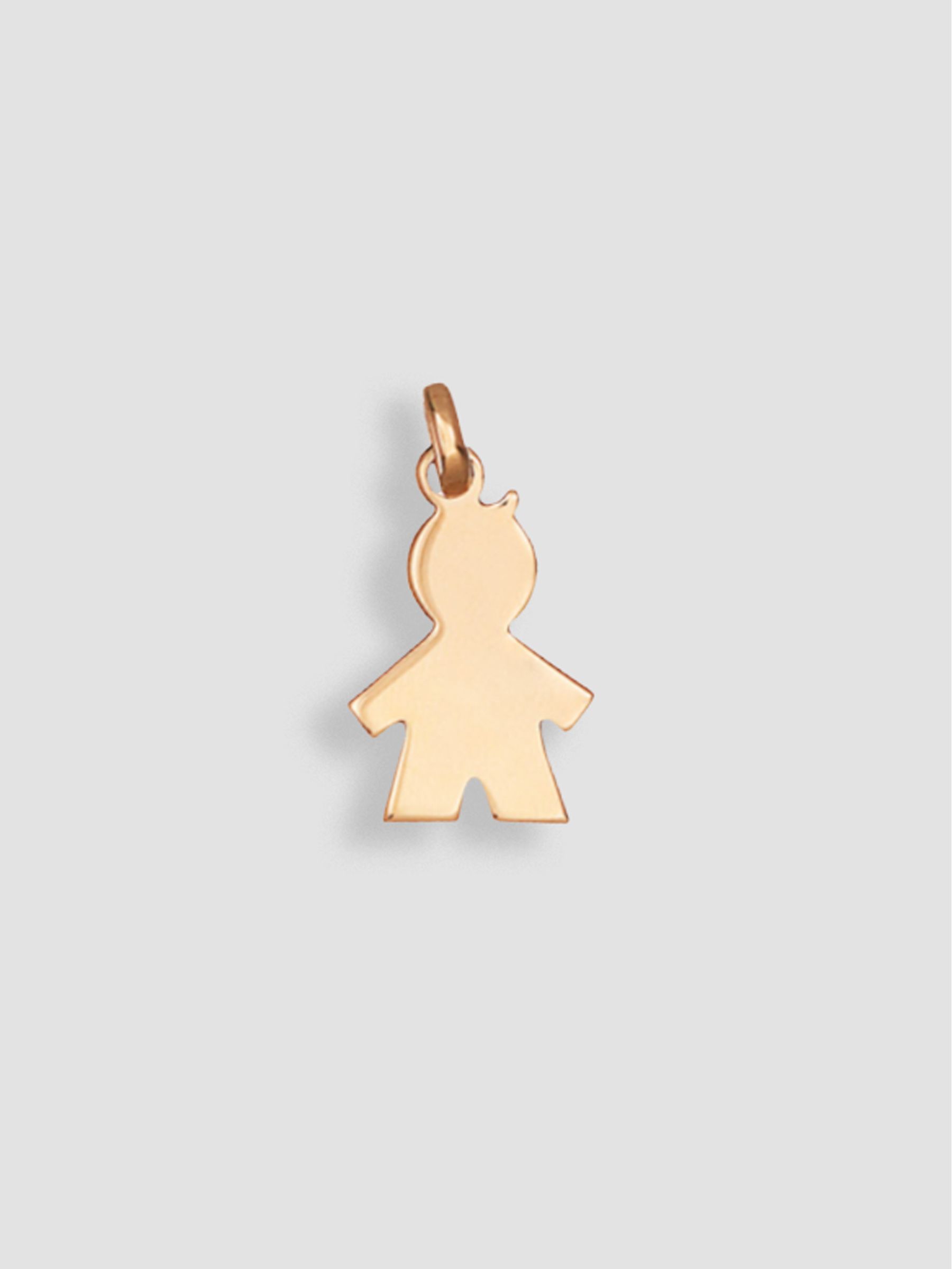 18k Gold Plated Merci Maman Child Charm - Image 3 of 3