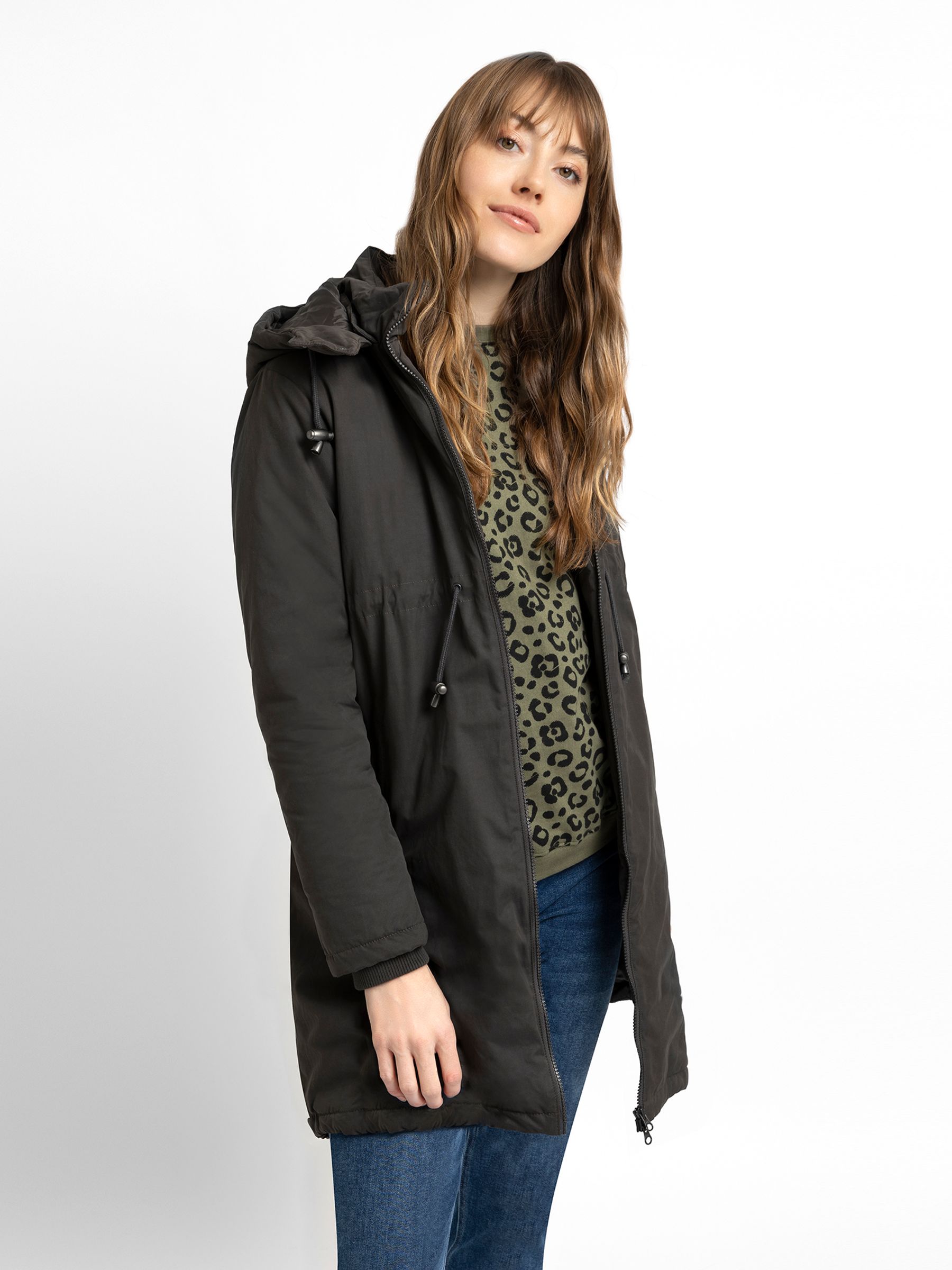 Charcoal 2-in-1 Padded Maternity Parka - Image 4 of 4