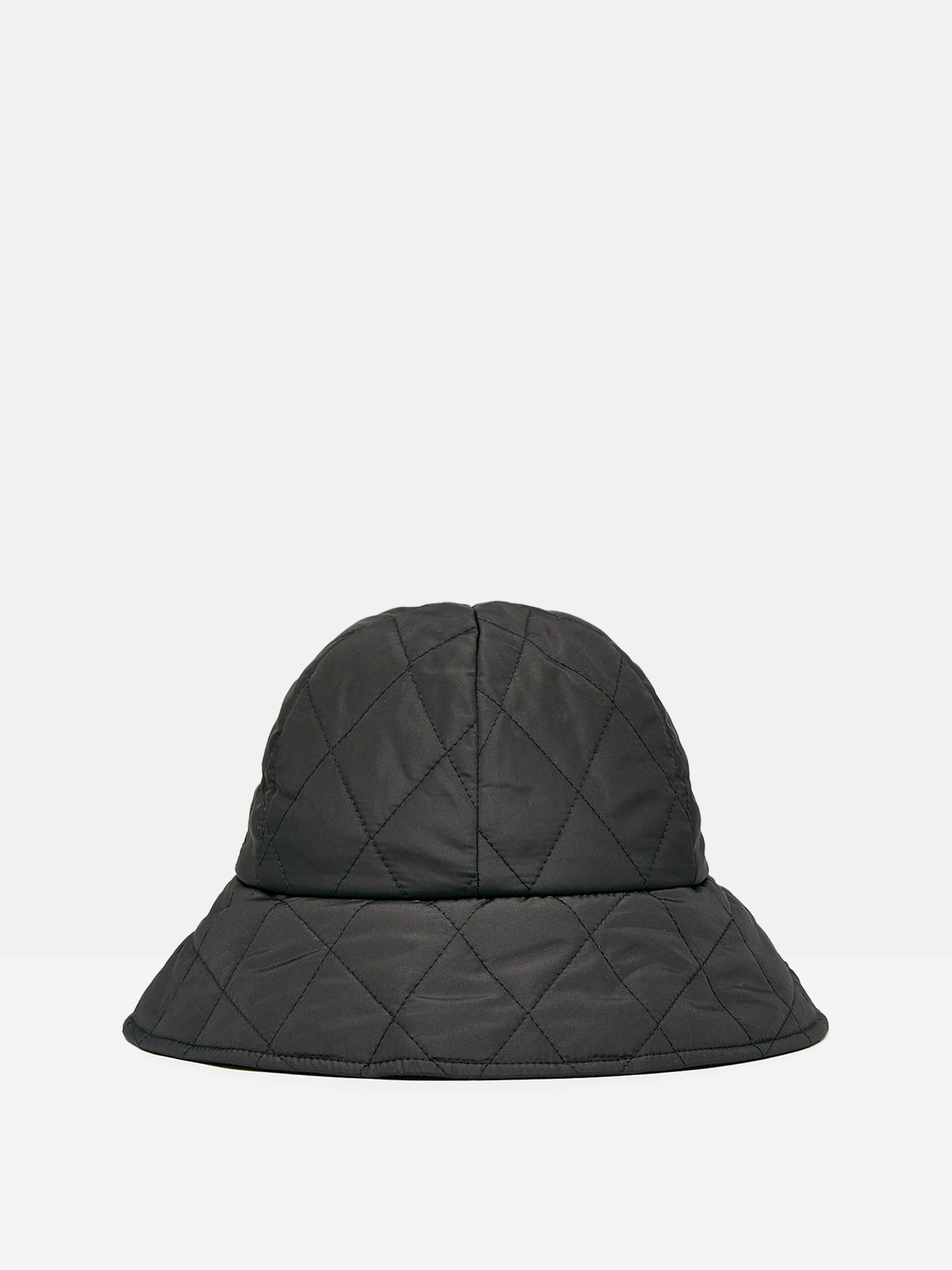 Harriet Black Quilted Hat - Image 4 of 6