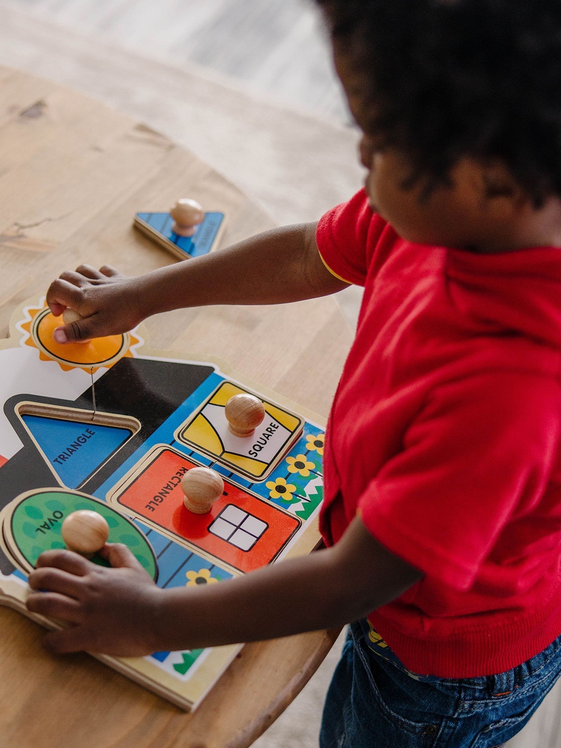 Melissa & Doug First Shapes Jumbo Knob Wooden Puzzle - Image 4 of 4