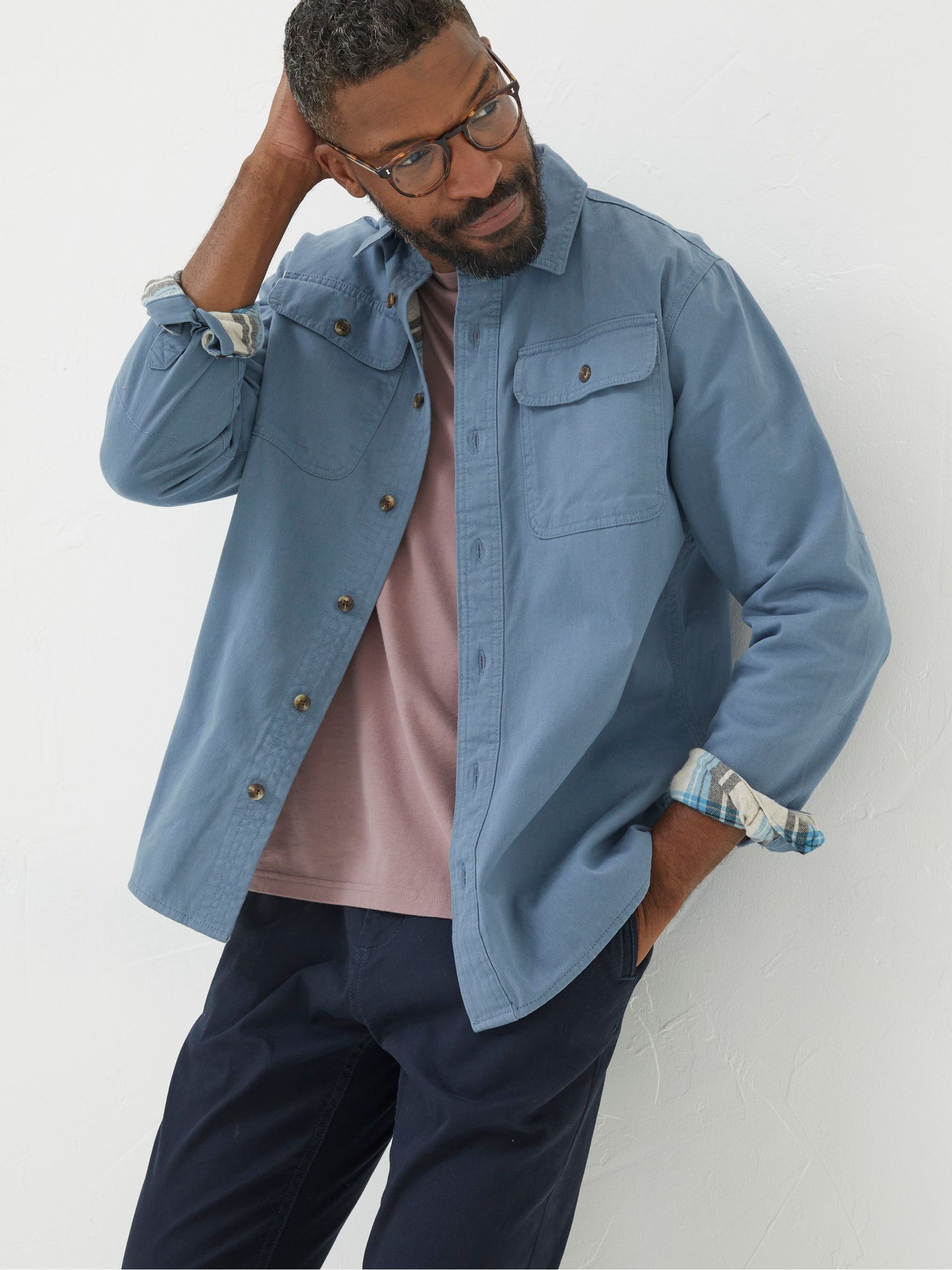 Blue Walcot Overshirt - Image 1 of 4