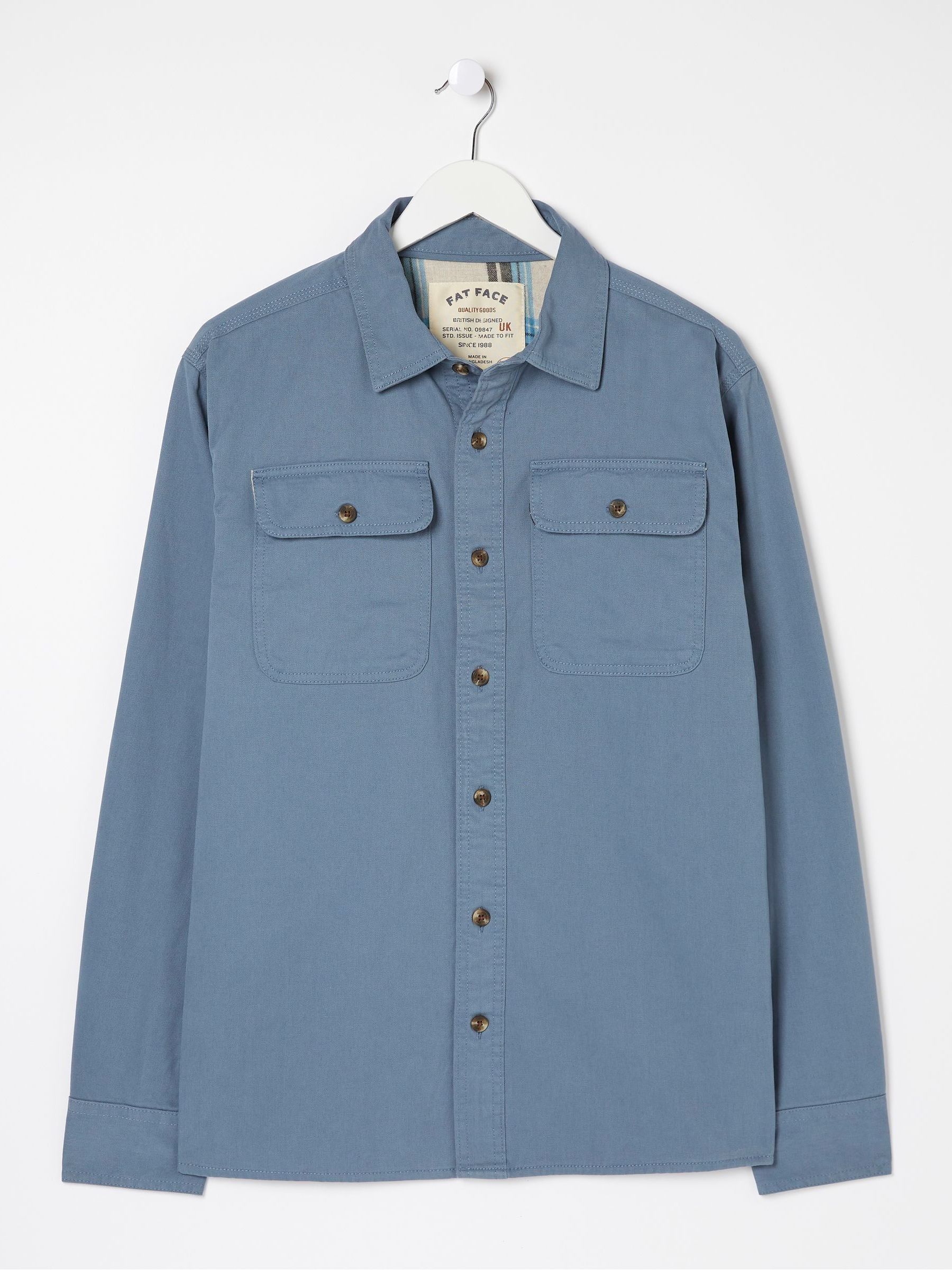 Blue Walcot Overshirt - Image 4 of 4
