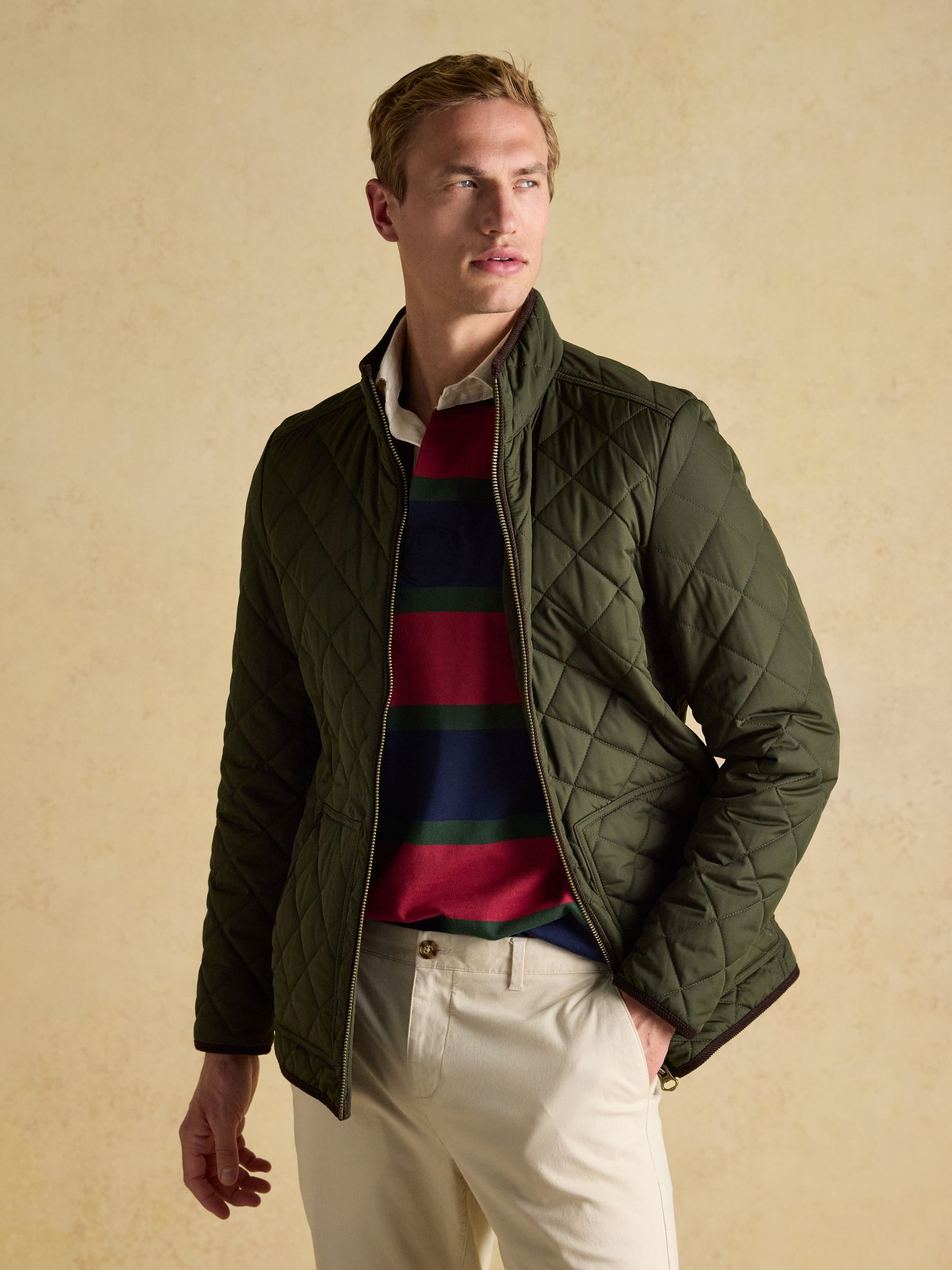 Maynard Green Diamond Quilted Jacket - Image 5 of 10