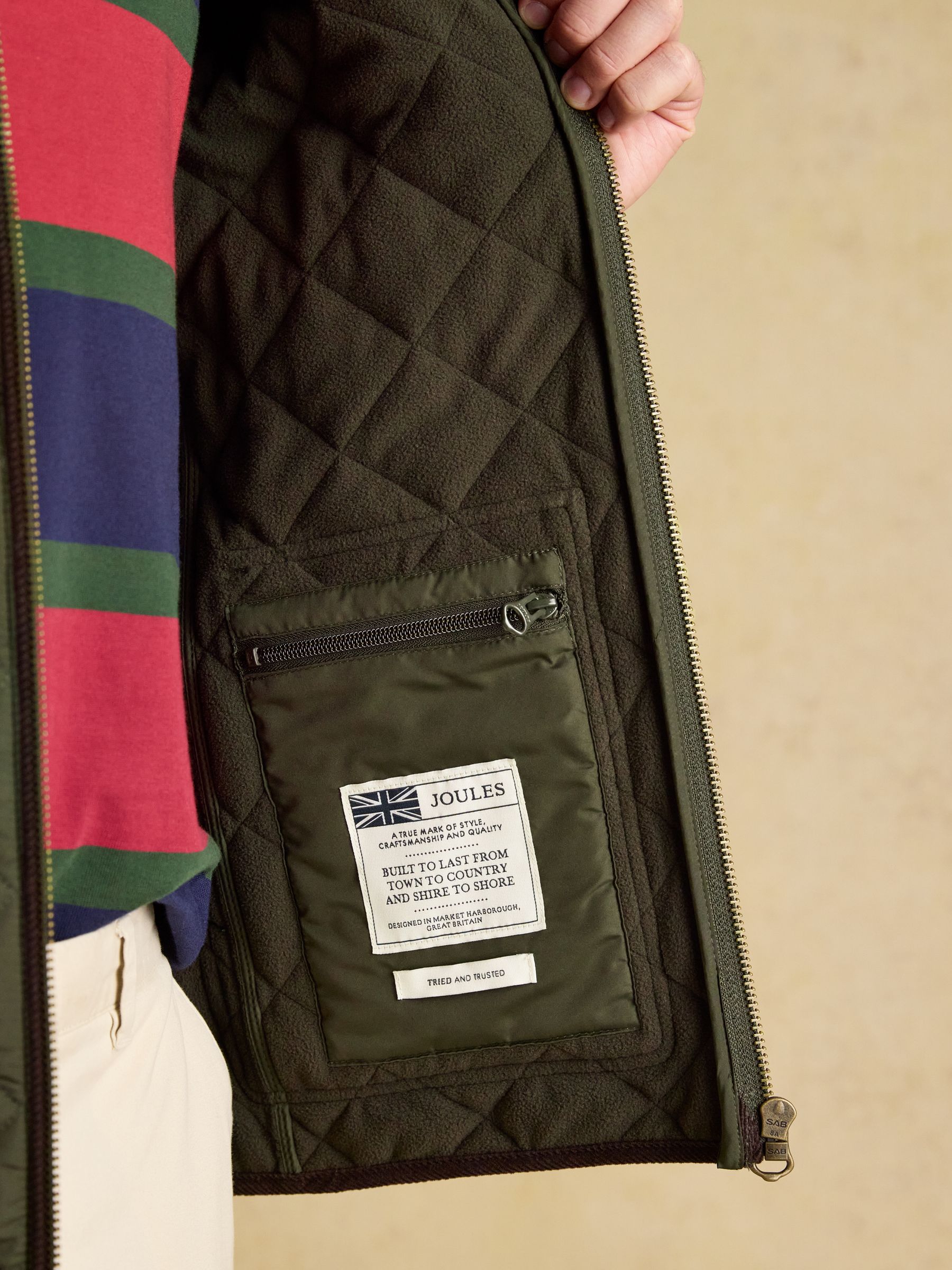 Maynard Green Diamond Quilted Jacket - Image 8 of 10