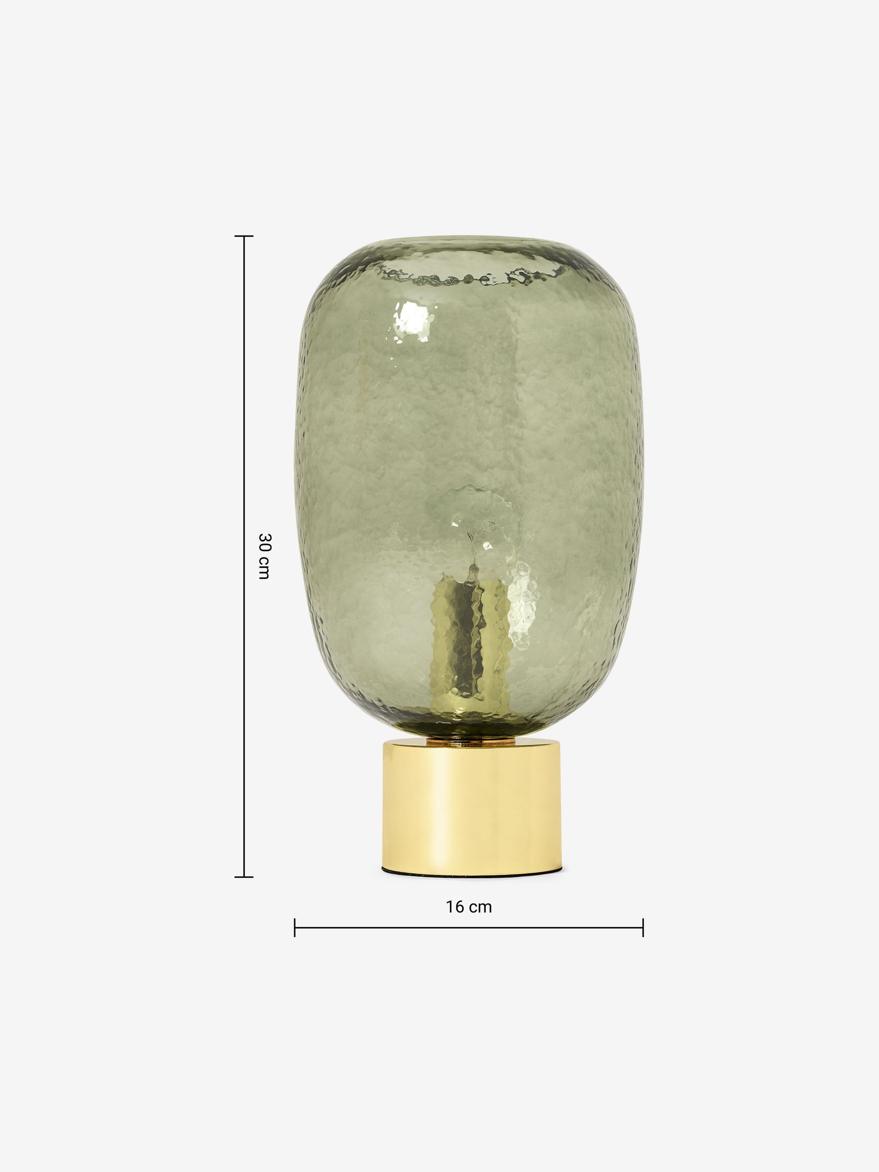 Lykke Table Lamp in Green Multi - Image 3 of 3